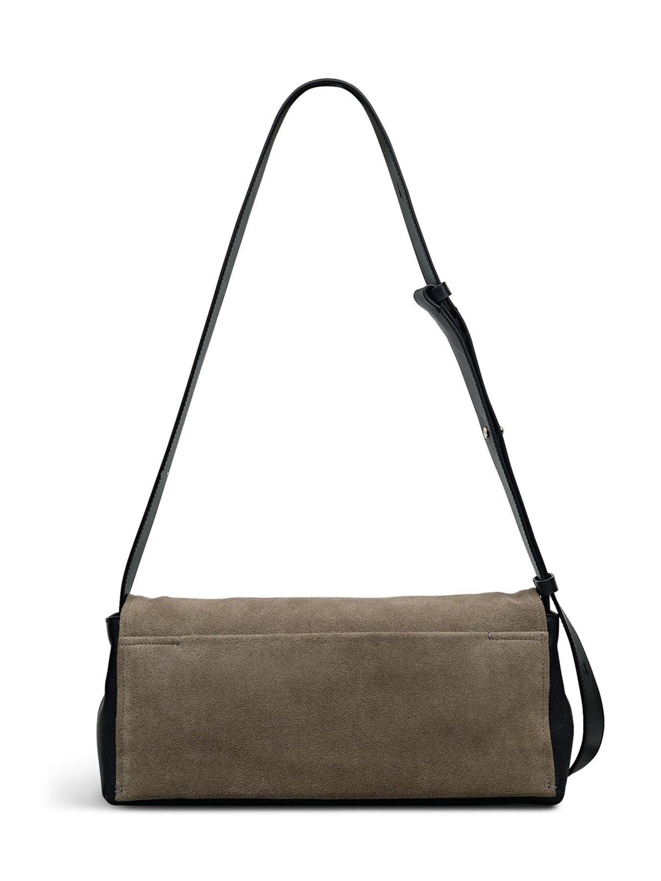 Image 3 of 5 of Radley The Annabel - Suede Medium Flapover Shoulder