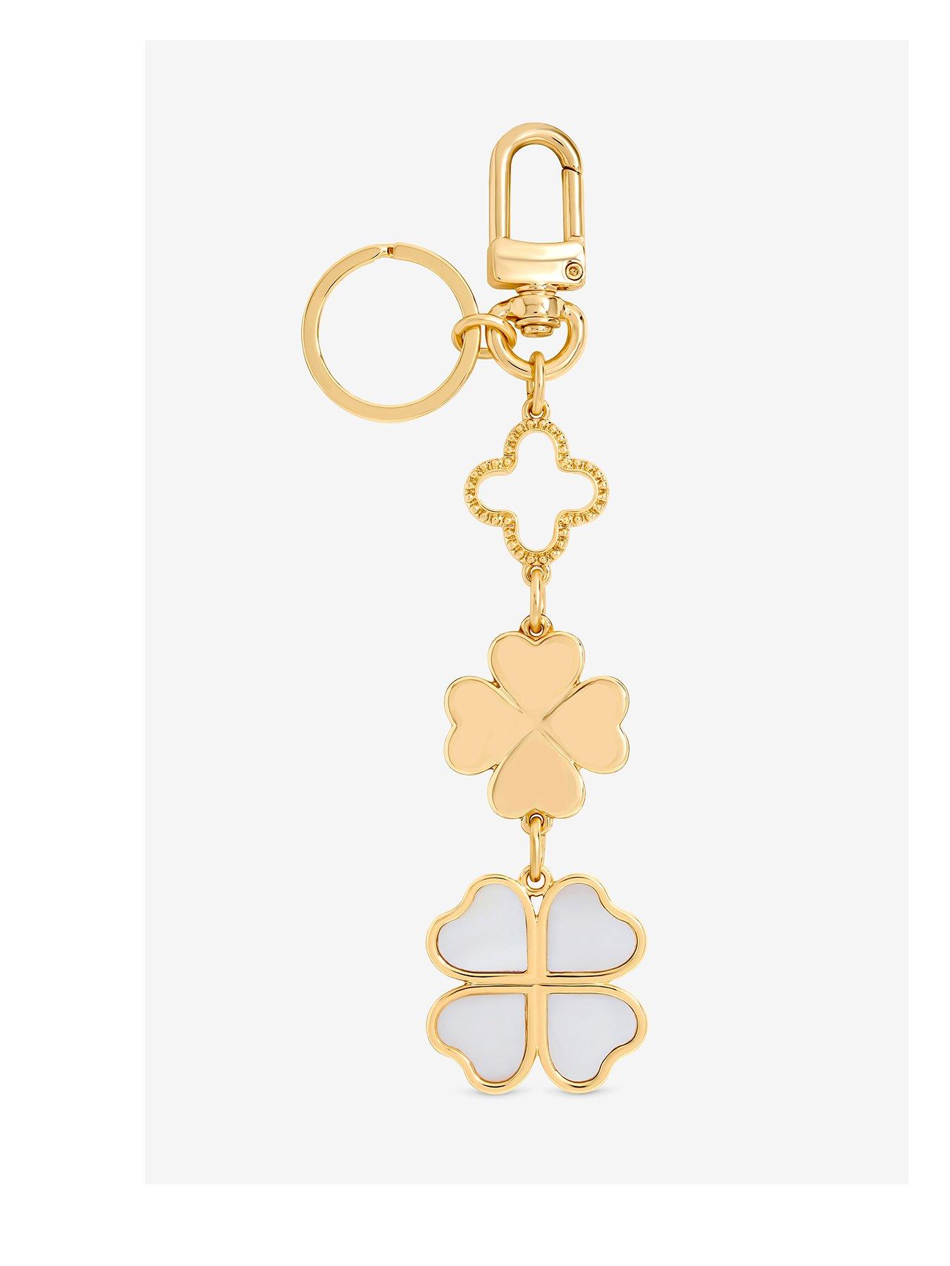 Mood Mood Gold Plated Clover Bag Charm