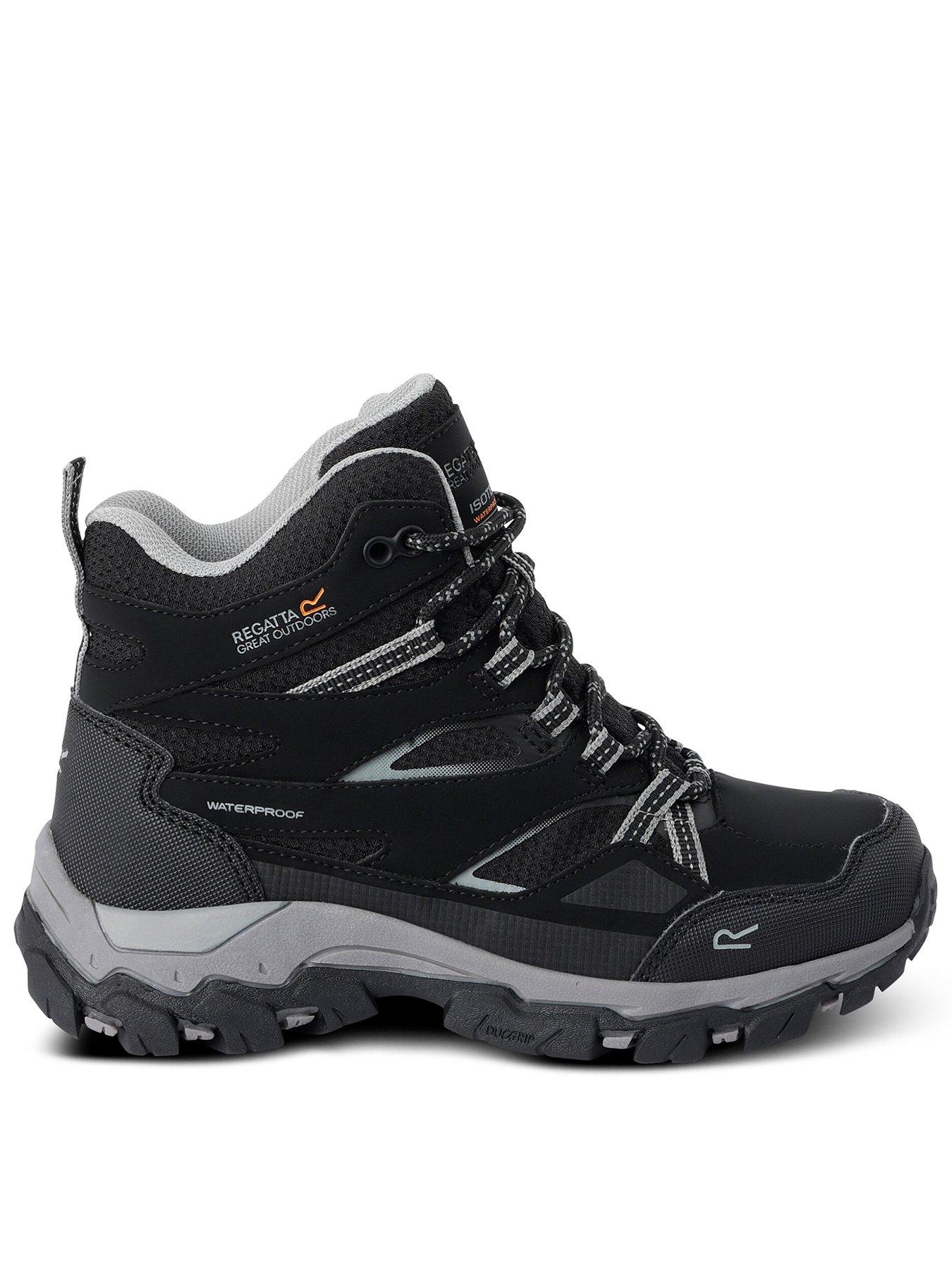 Image 1 of 7 of Regatta Unisex Junior Holcombe III Walking Boots - Black