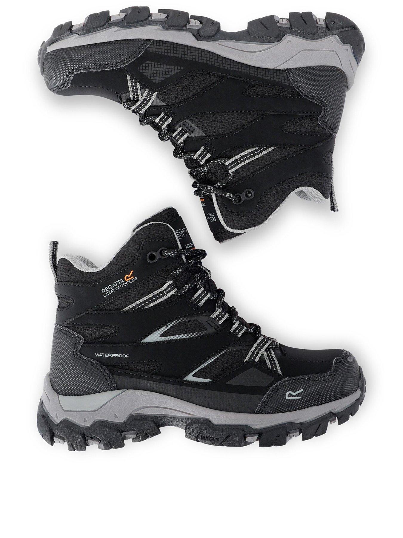 Image 3 of 7 of Regatta Unisex Junior Holcombe III Walking Boots - Black