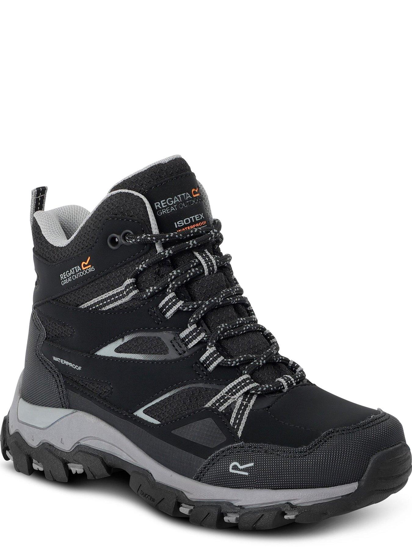 Image 4 of 7 of Regatta Unisex Junior Holcombe III Walking Boots - Black