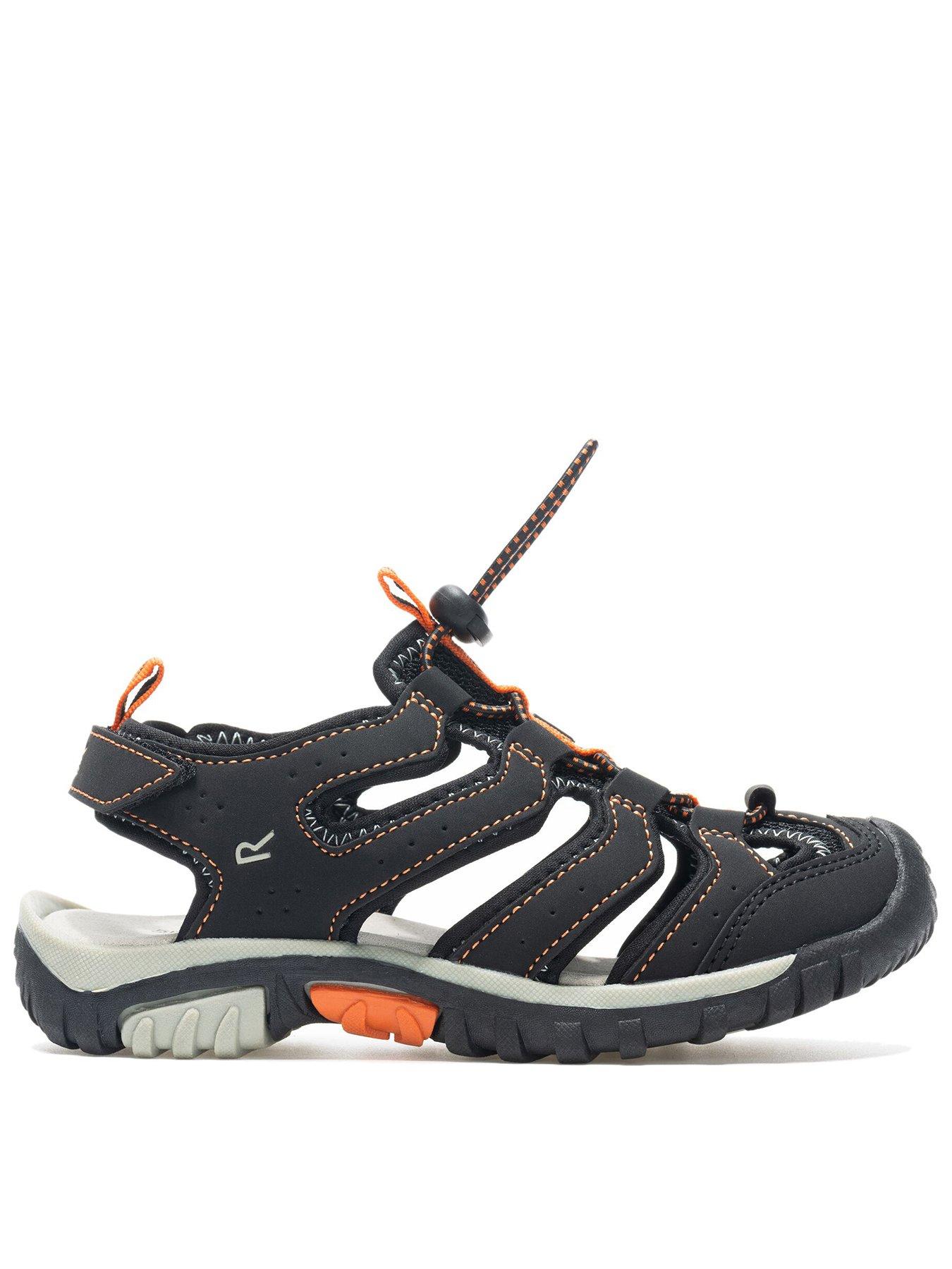 Regatta Kids Unisex Junior Westshore IV Sandals, Black, Size 12 Younger