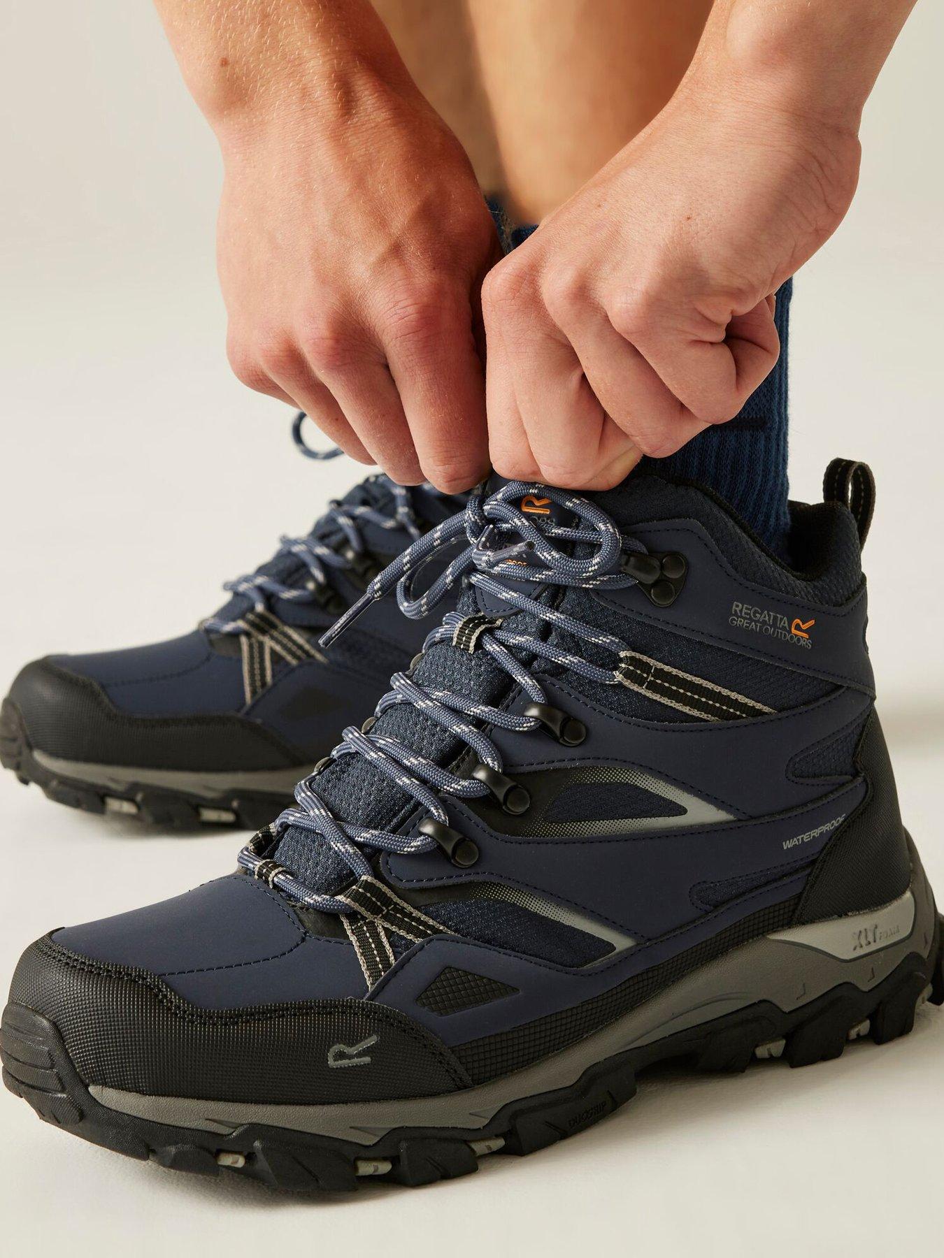 Regatta Mens Holcombe Iii Hiking Boots, Navy, Size 9, Men