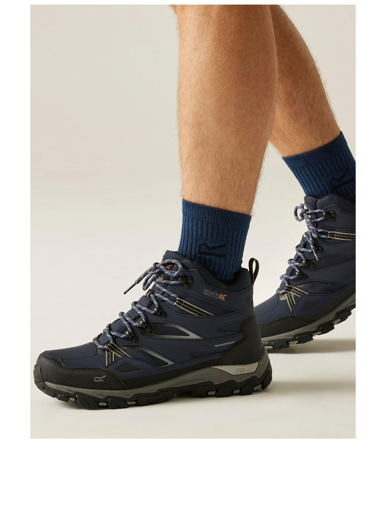 Image 3 of 7 of Regatta Mens Holcombe Iii Hiking Boots - Navy