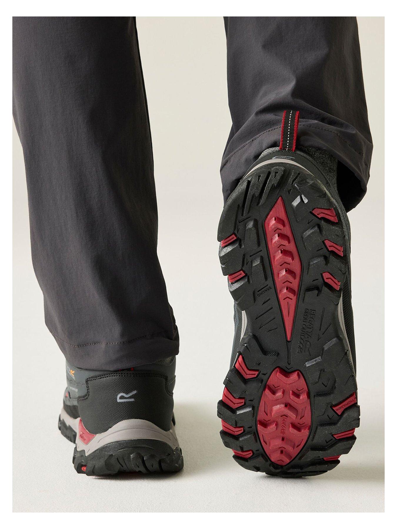 Image 4 of 7 of Regatta Mens Holcombe 3 Low Hiking Shoes - Grey