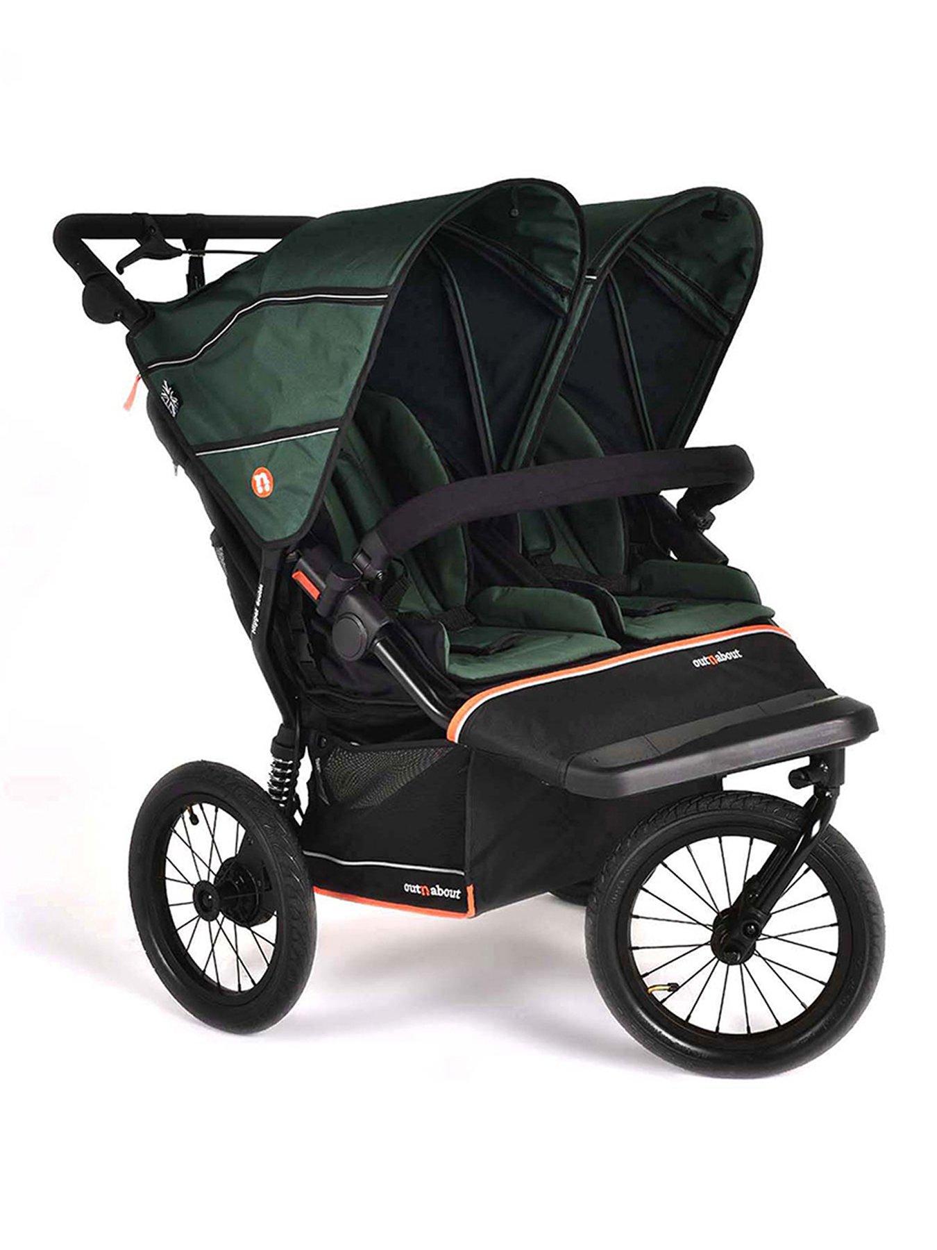 Out n About Nipper Double V6 Plus- Sycamore  Green