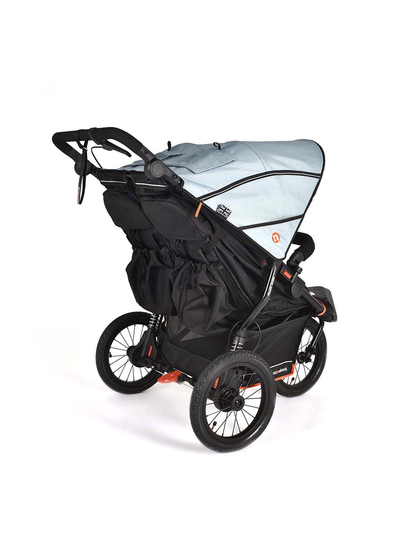 Image 2 of 7 of Out n About Nipper Double V6 Plus- Rock Salt Grey