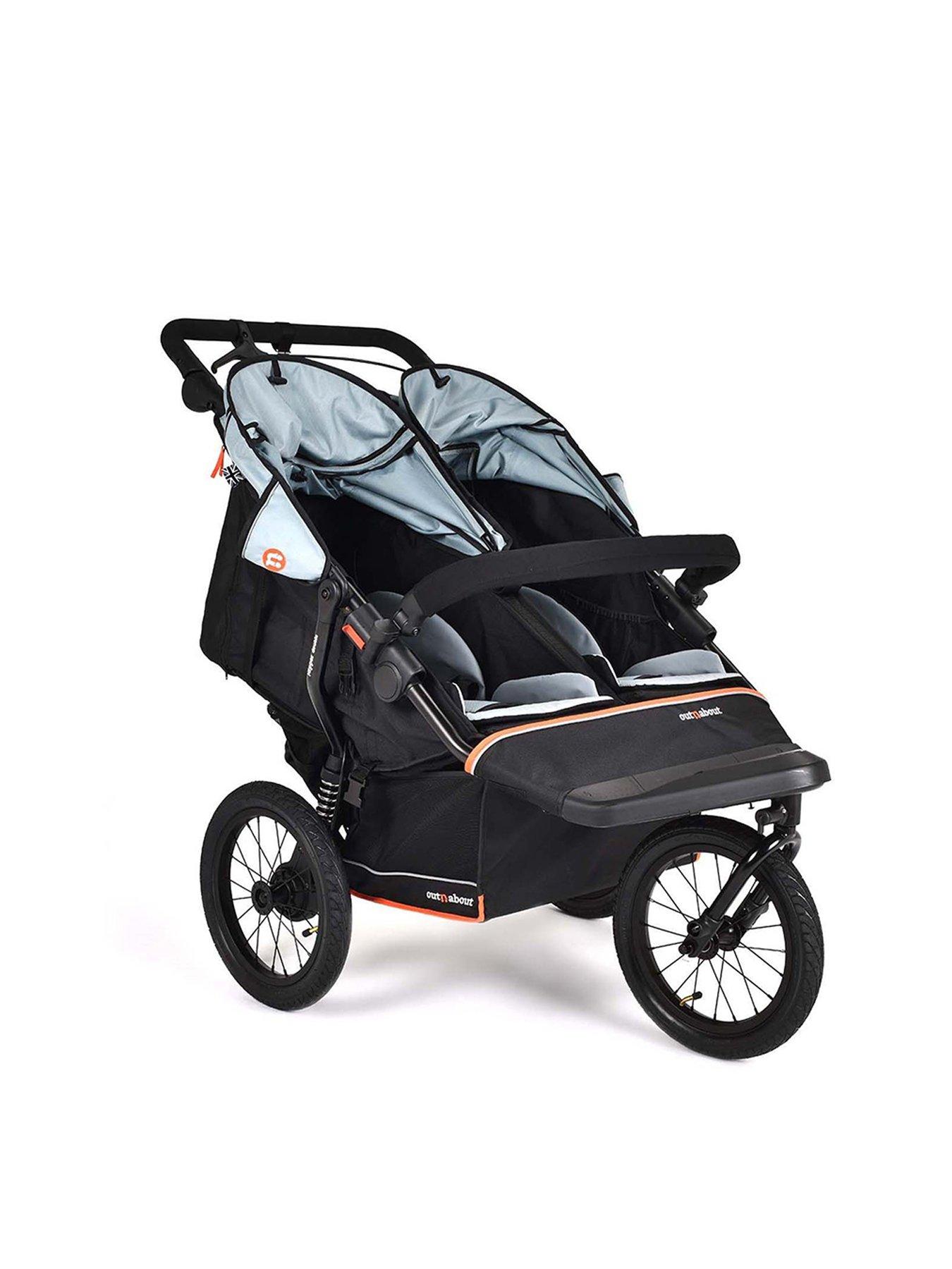 Image 7 of 7 of Out n About Nipper Double V6 Plus- Rock Salt Grey