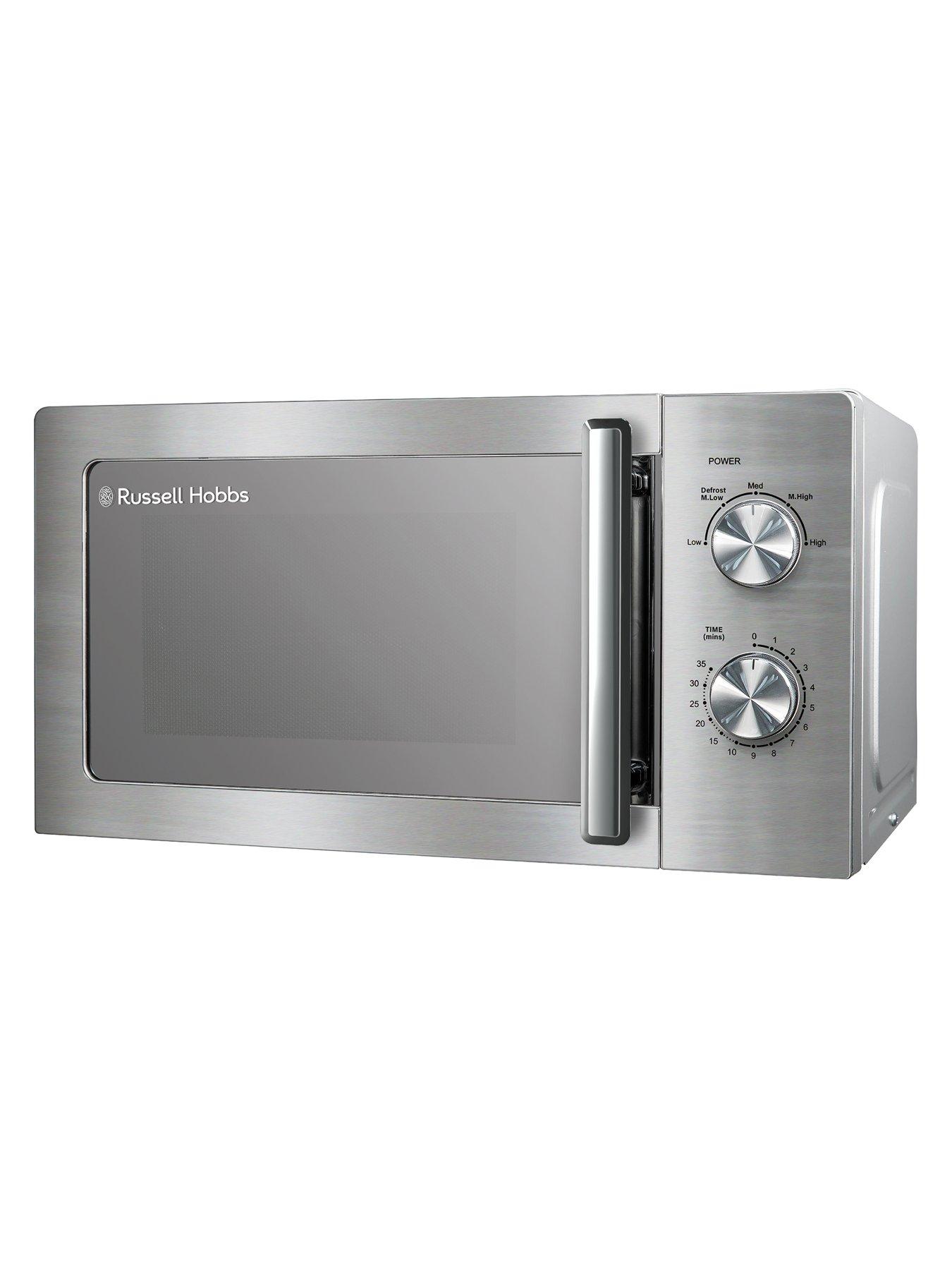 Image 6 of 7 of Russell Hobbs Polished Classic Bundle - Kettle, 4 Slice Toaster and Microwave- Stainless Steel