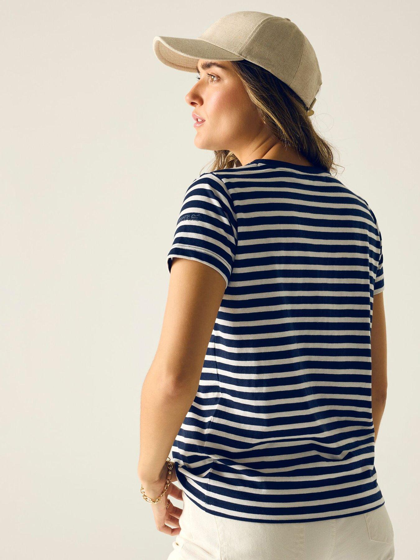 Image 3 of 7 of Regatta Womens Bayletta T-Shirt - Navy