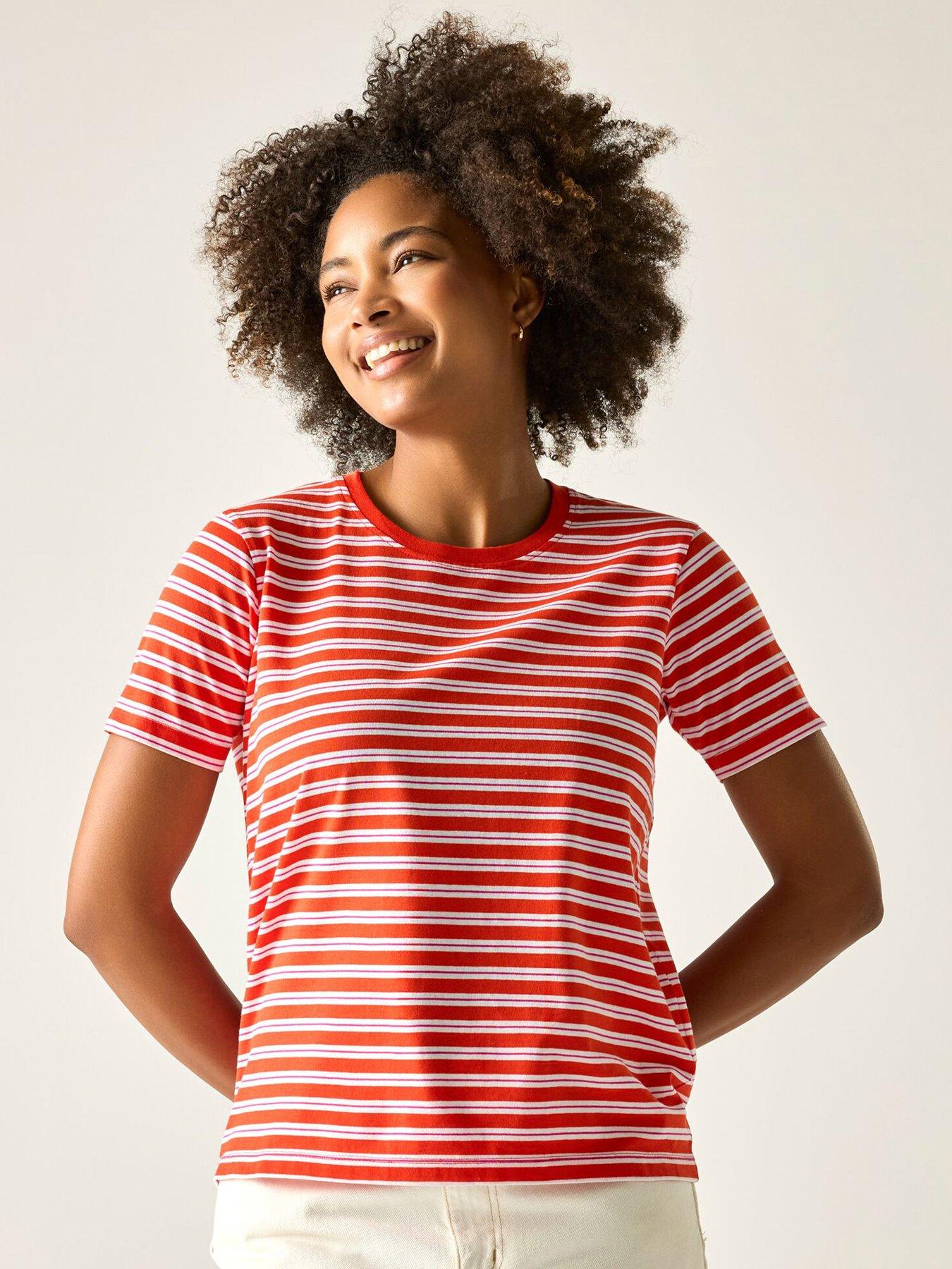 Regatta Womens Bayletta T-Shirt, Orange, Size 18, Women