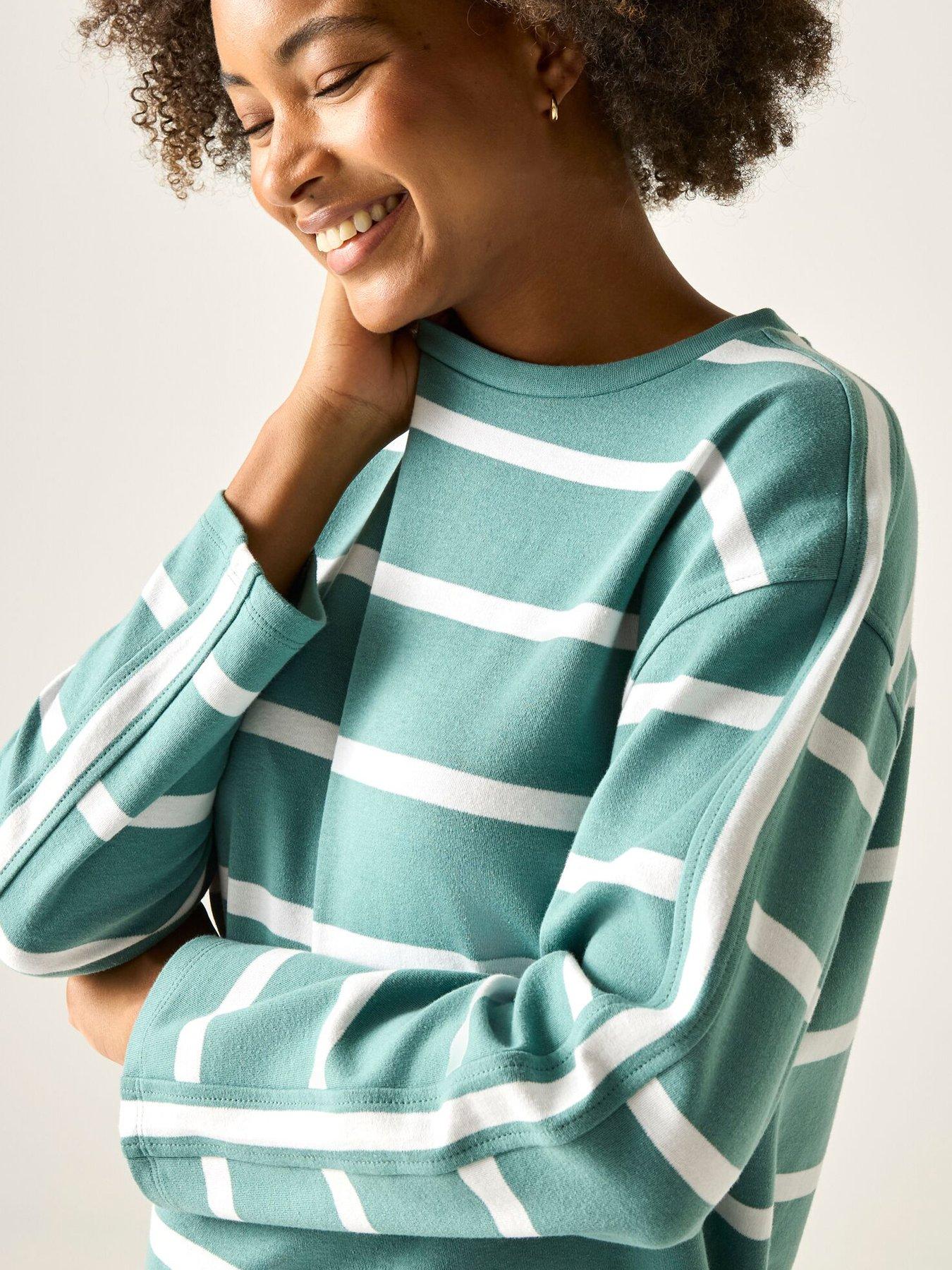 Regatta Womens Avira Long Sleeve T-Shirt, Green, Size 8, Women