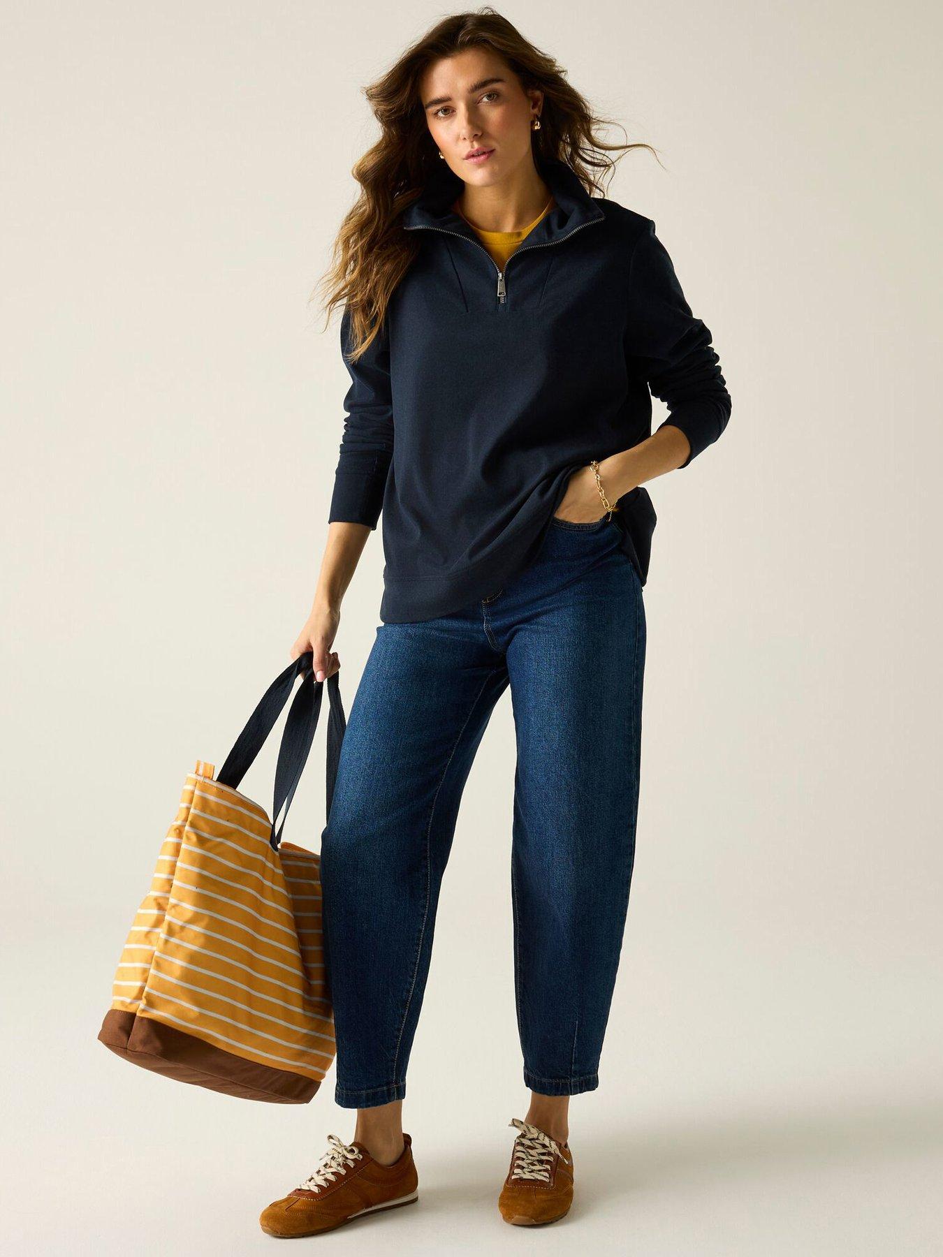 Regatta Womens Demmi 1/2 Zip Fleece - Navy