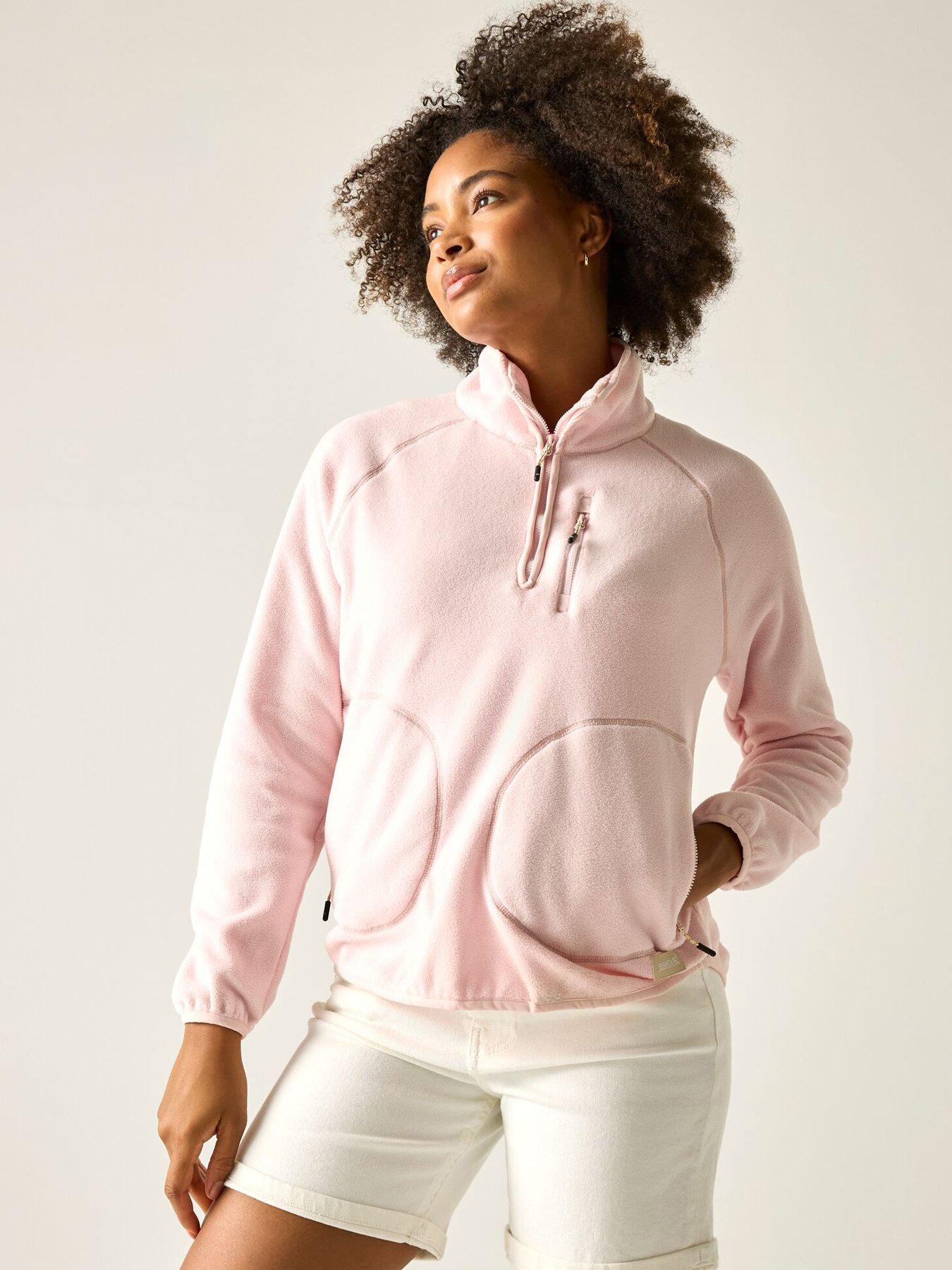 Image 4 of 7 of Regatta Womens Frankie 1/2 Zip Fleece - Pink