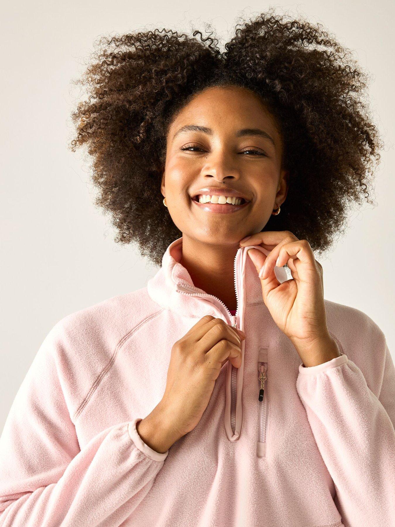 Image 5 of 7 of Regatta Womens Frankie 1/2 Zip Fleece - Pink