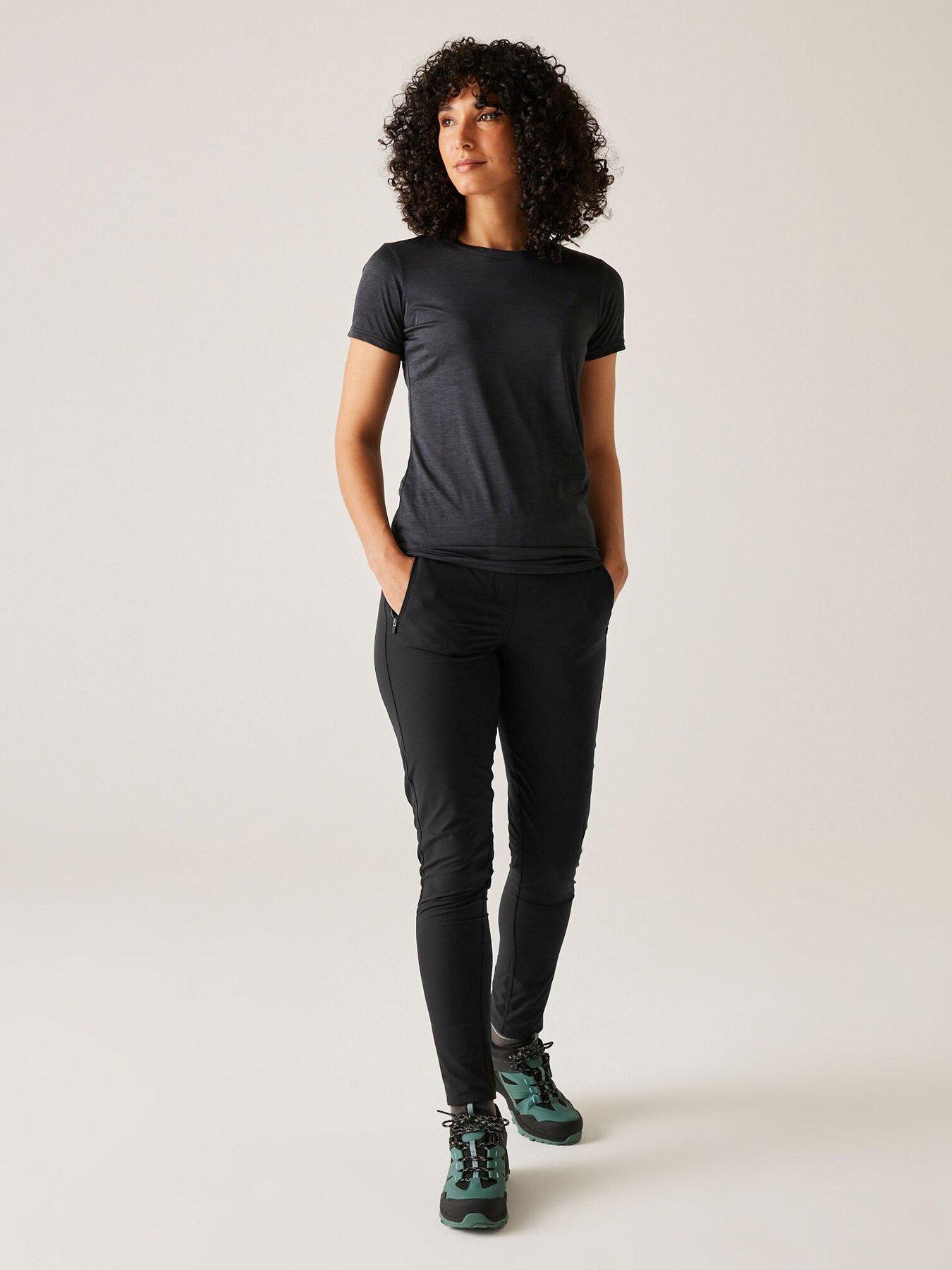 Image 3 of 6 of Regatta Womens Pentre II Stretch Trousers - Black