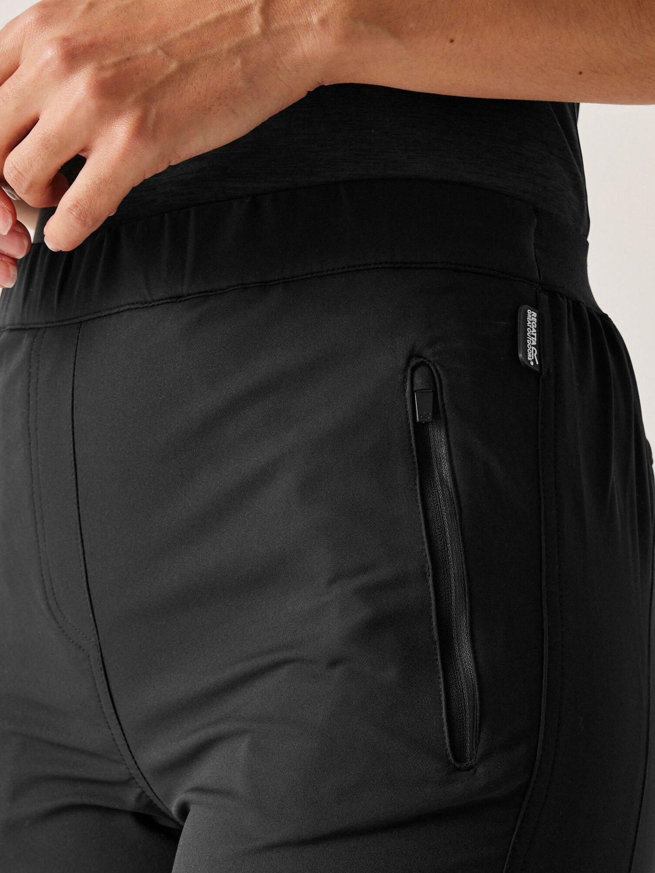 Image 4 of 6 of Regatta Womens Pentre II Stretch Trousers - Black
