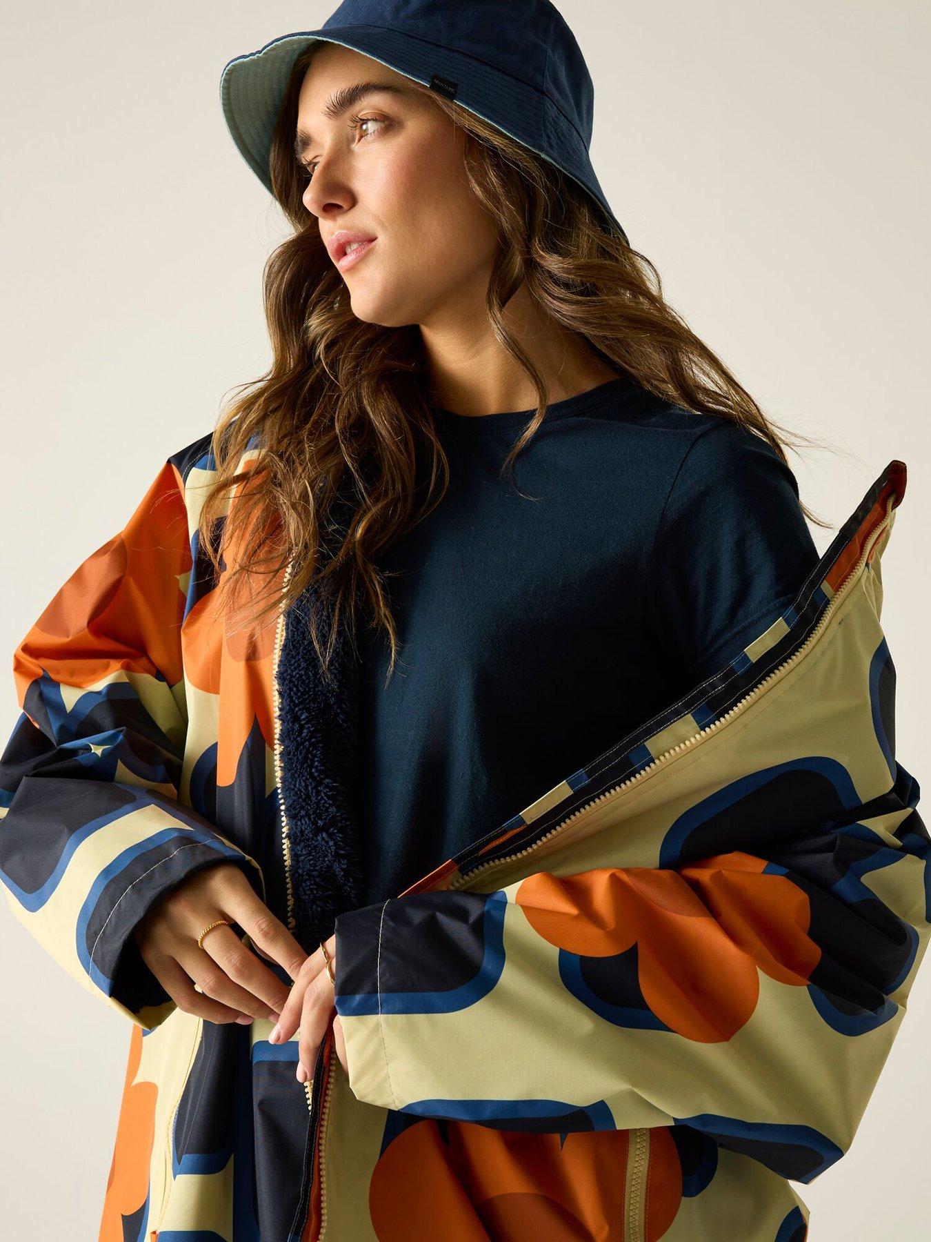 Regatta Womens Orla Keily Waterproof Changing Robe - Orange | Very