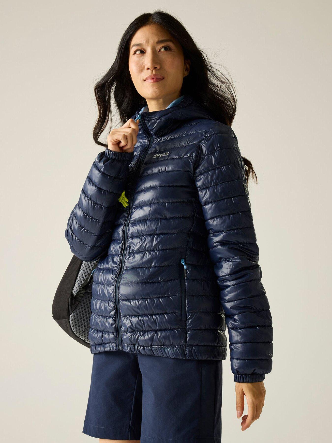 Regatta Womens Hurden Waterproof Jacket, Navy, Size 12, Women