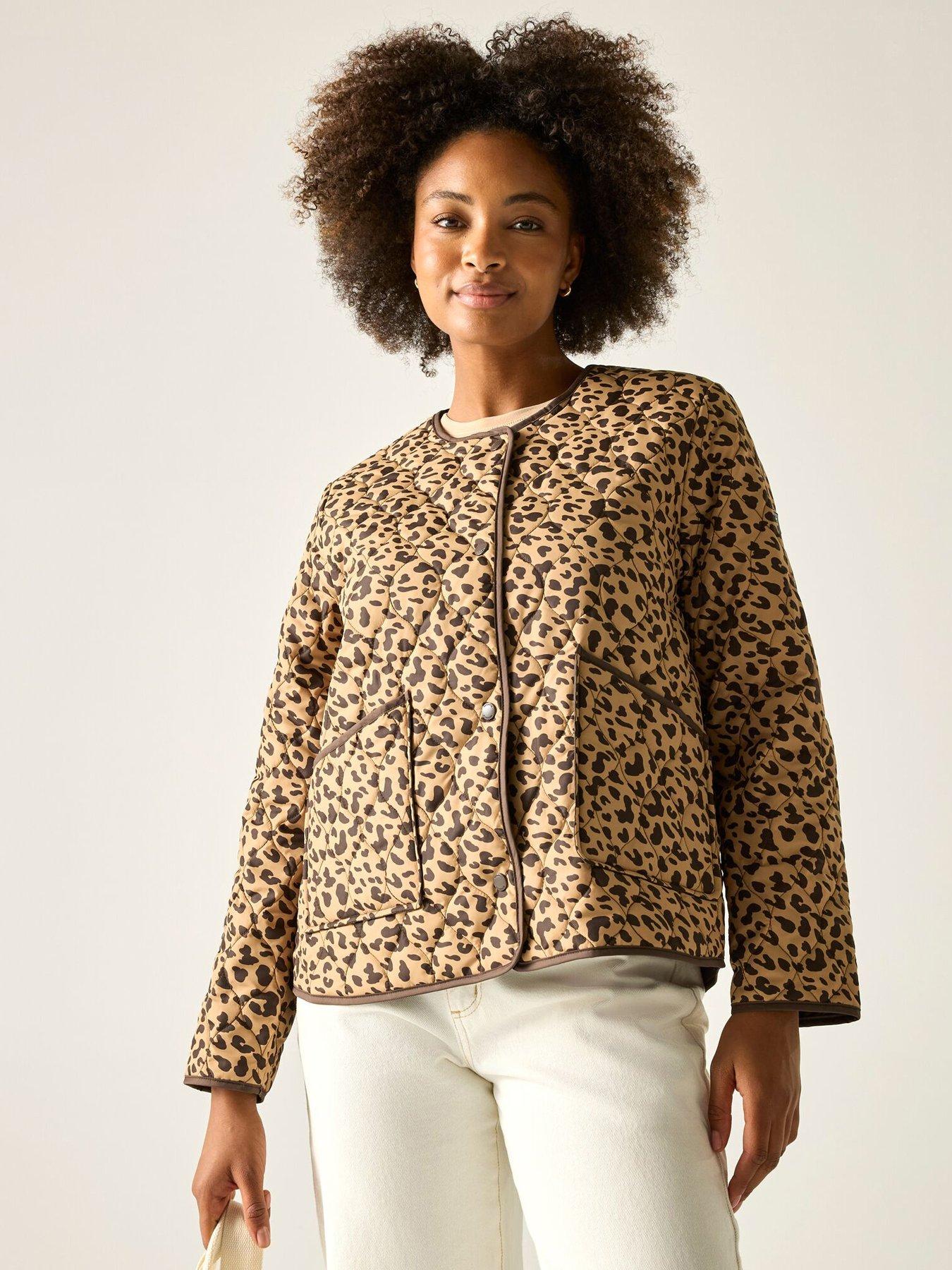 Regatta Womens Mira Quilted Jacket - Leopard Print