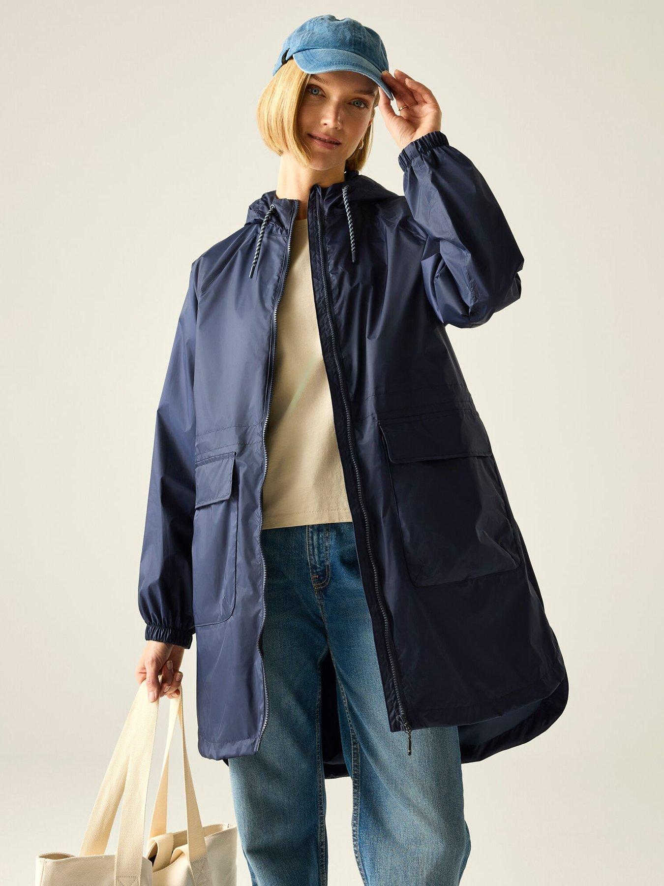 Regatta Womens Brindel Pack It Longline Jacket - Navy
