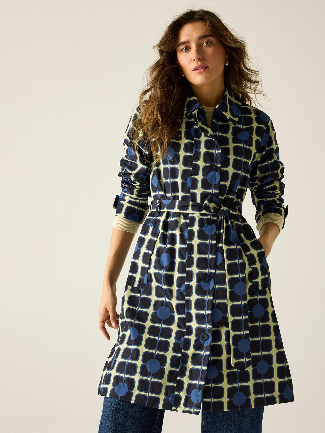 Regatta Womens Orla Keily Trench Coat - Giant Poppy Navy