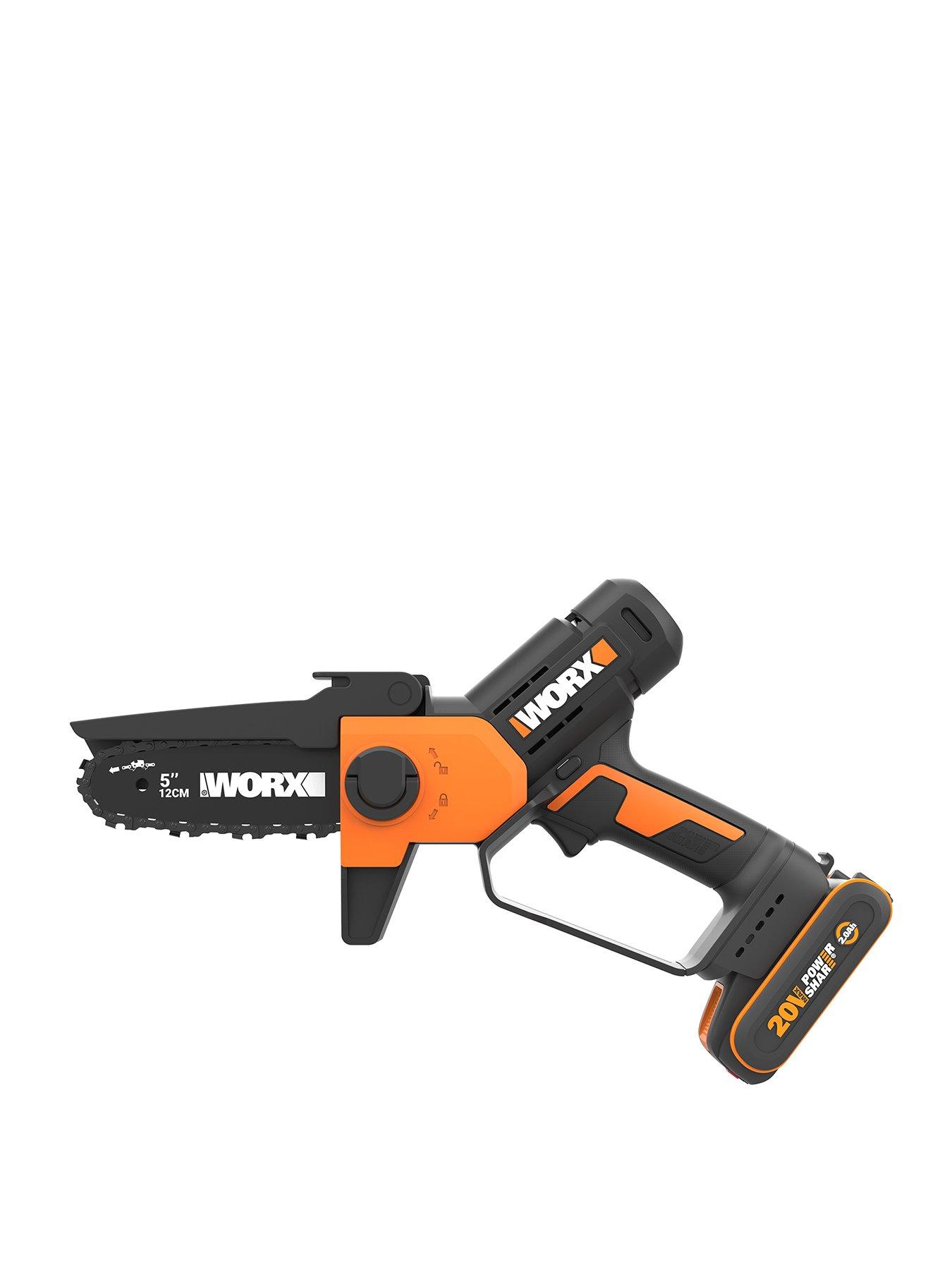 Worx 20V PowerShare 12cm Cordless Pruning Saw with x1 2.0Ah Battery  &  Charger