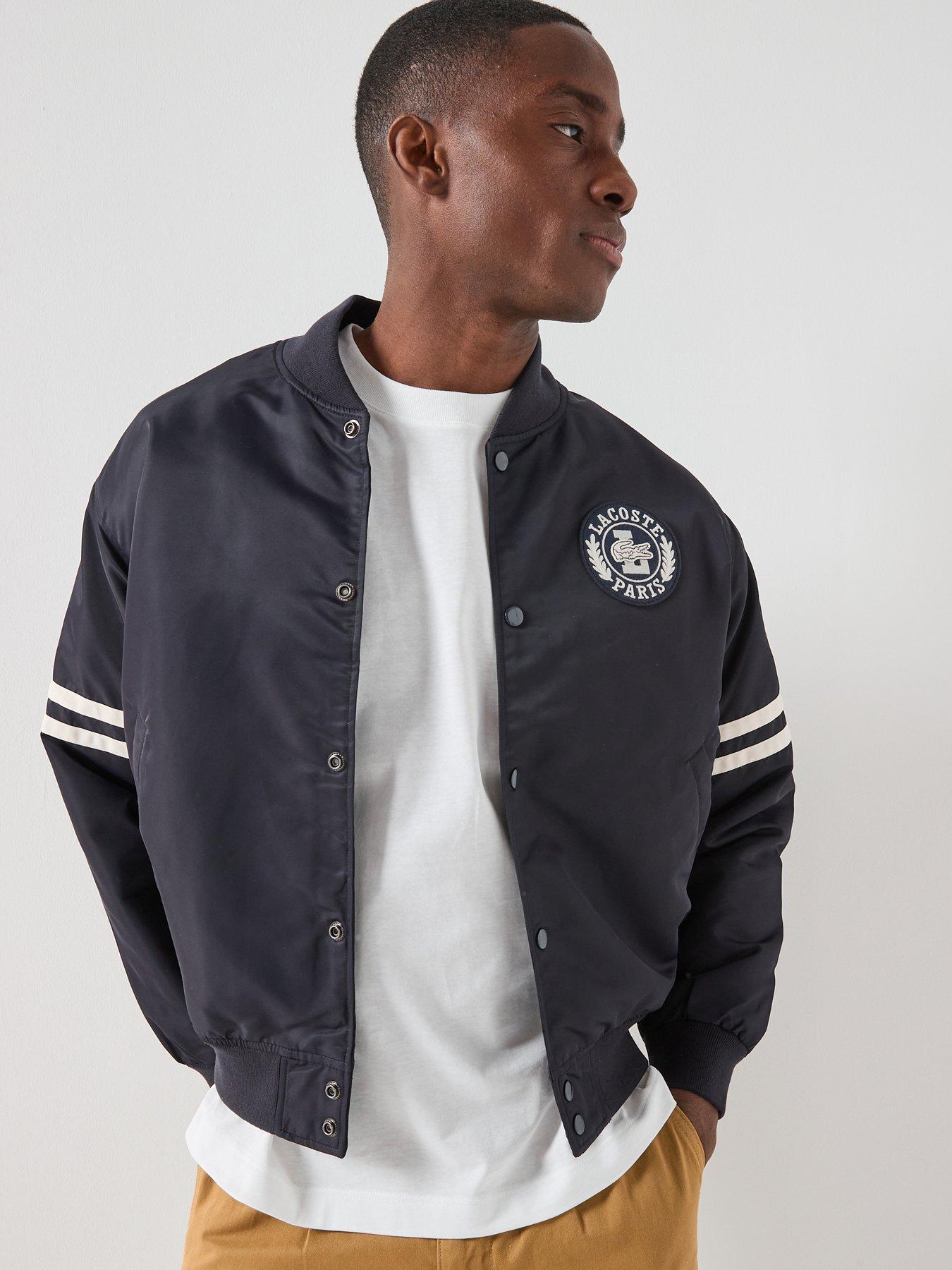 Lacoste Premium Bomber Jacket - Navy