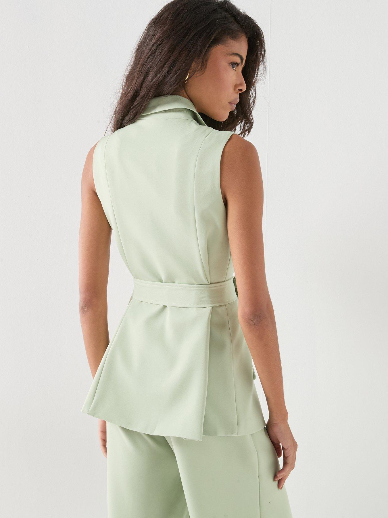Image 2 of 6 of Style Cheat Belted Co-ord Blazer