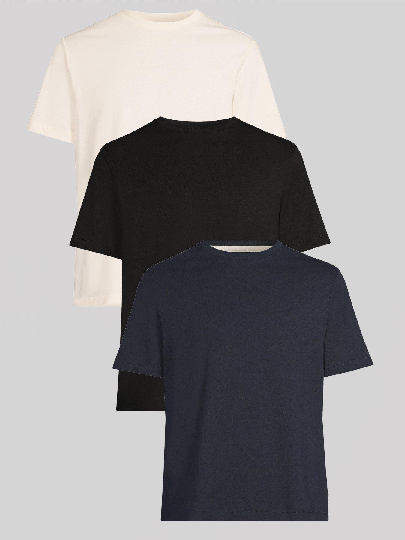 Image 1 of 6 of Guess Jeans Short Sleeve 3 Pack T-Shirt - Multi