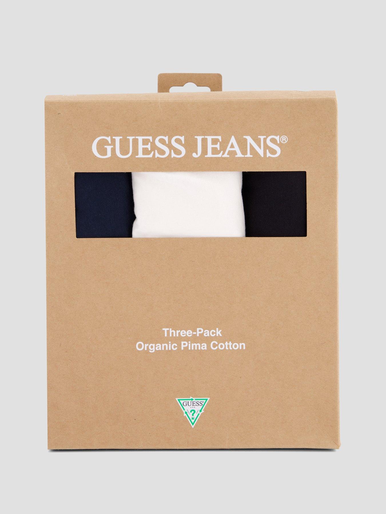 Image 6 of 6 of Guess Jeans Short Sleeve 3 Pack T-Shirt - Multi