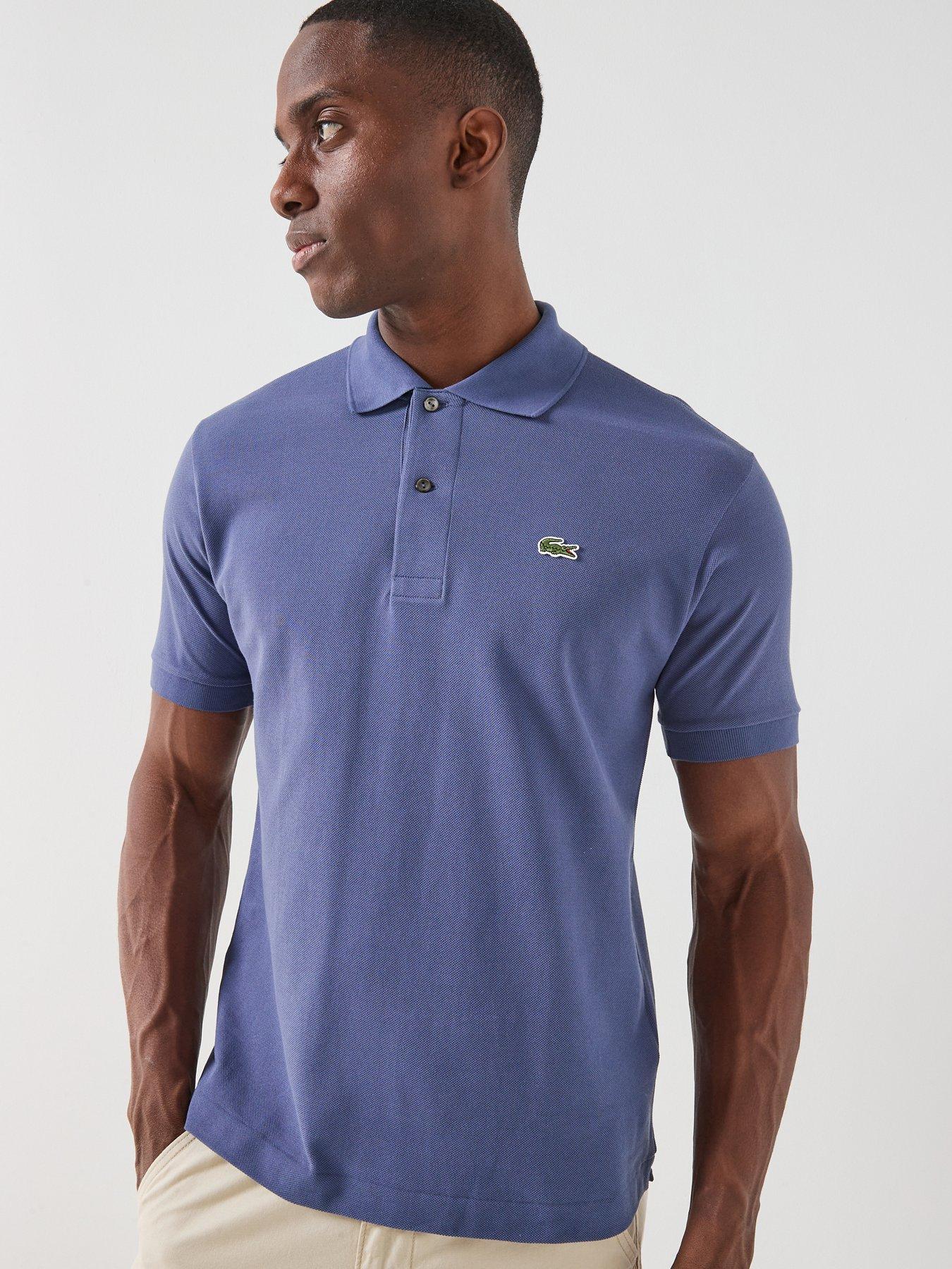 Lacoste L1212 Short Sleeve Polo Shirt - Blue