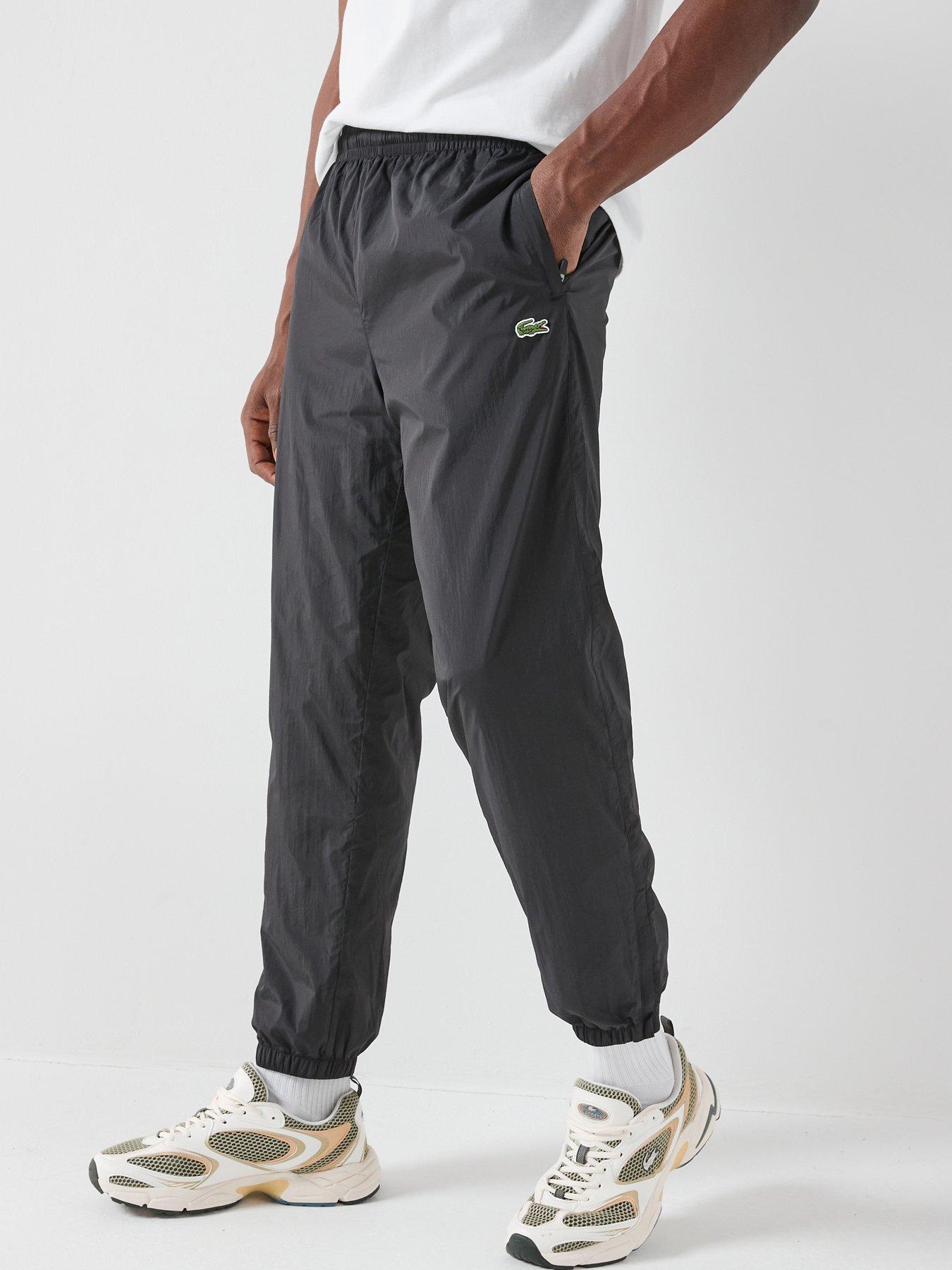 Lacoste Fleece Relaxed Fit Joggers - Black