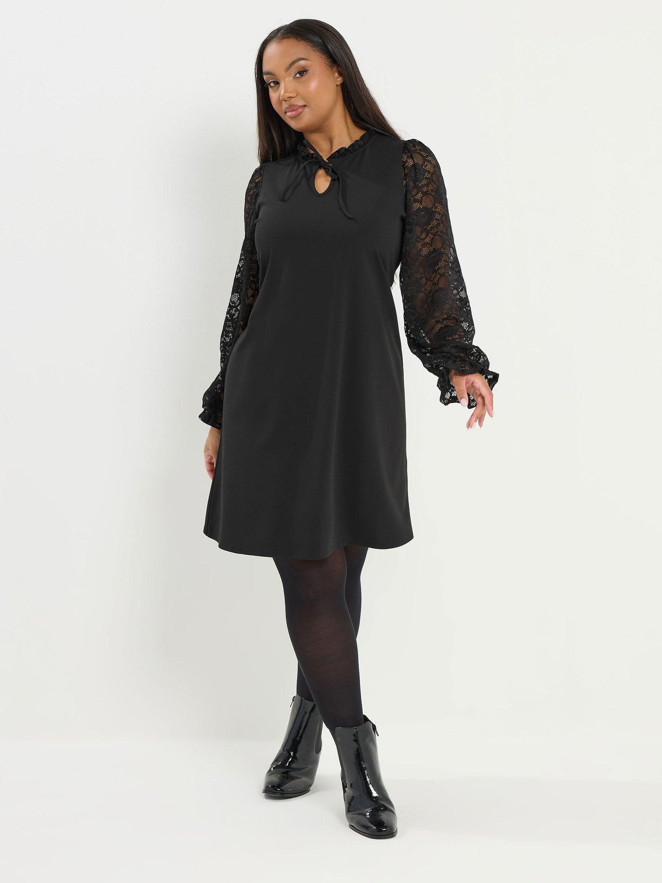 Dresses | Midi (Knee) | Swing Dresses | Black | Women | Very