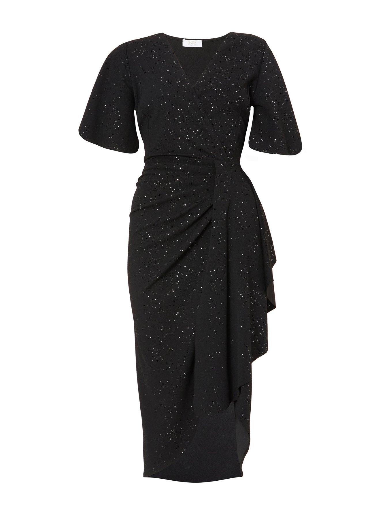 slim fit dress slacks Glitter Ruched Dress  VixenLuxxe