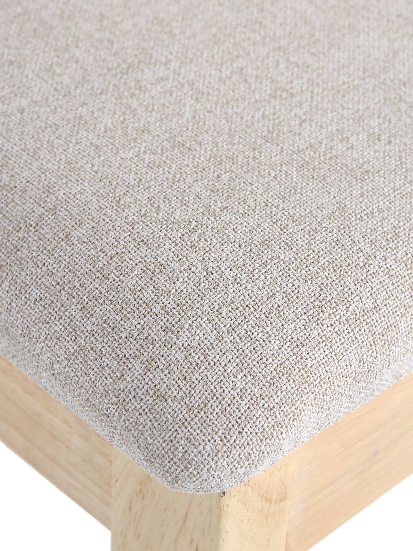Image 5 of 6 of The Very Collection Harper Pair Of Bar Stools - Natural/Oak -&nbsp;&nbsp;FSC&reg; Certified