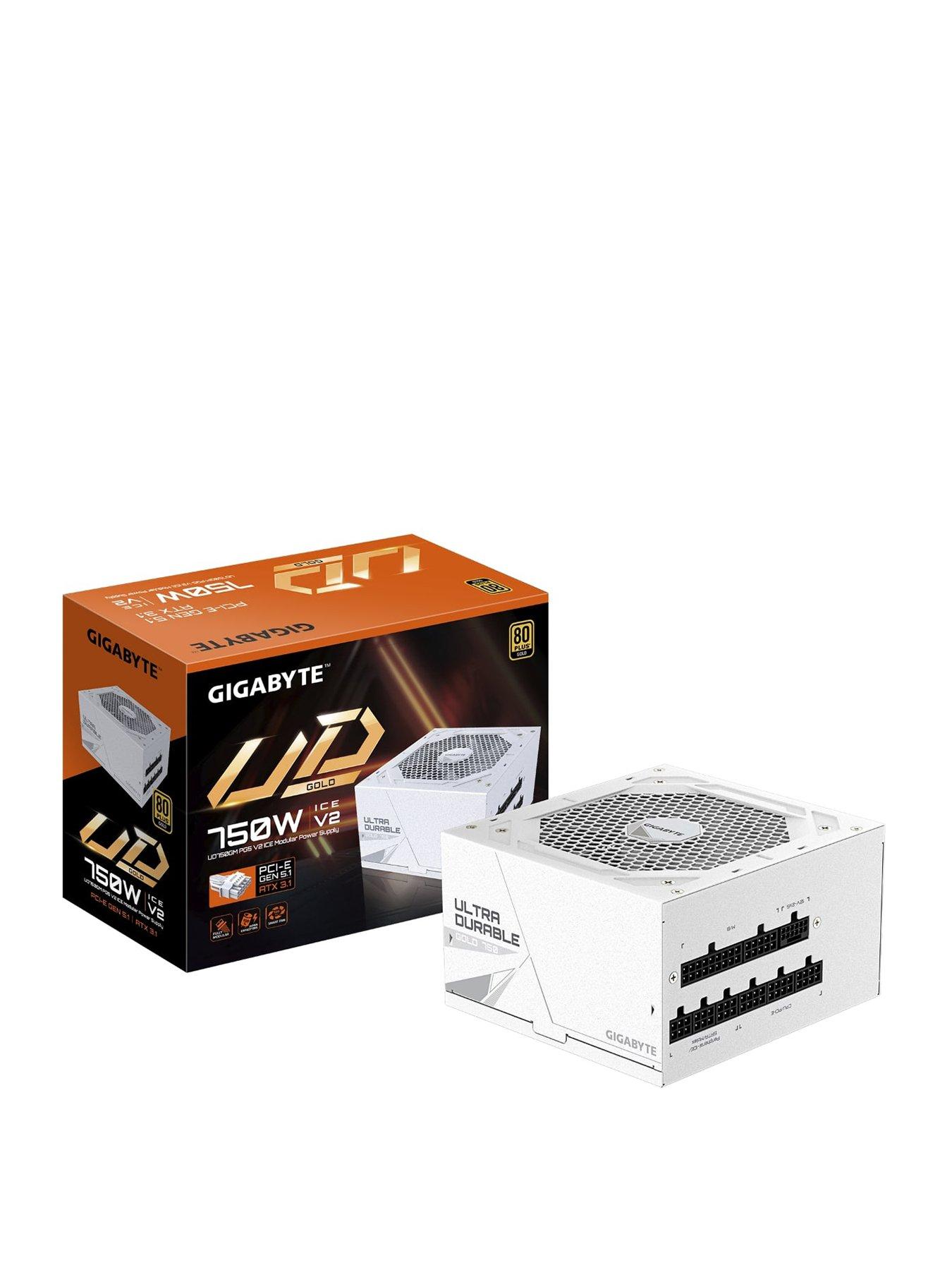 Image 1 of 7 of GIGABYTE UD750GM PG5 ICE Modular 80 Plus Gold Power Supply