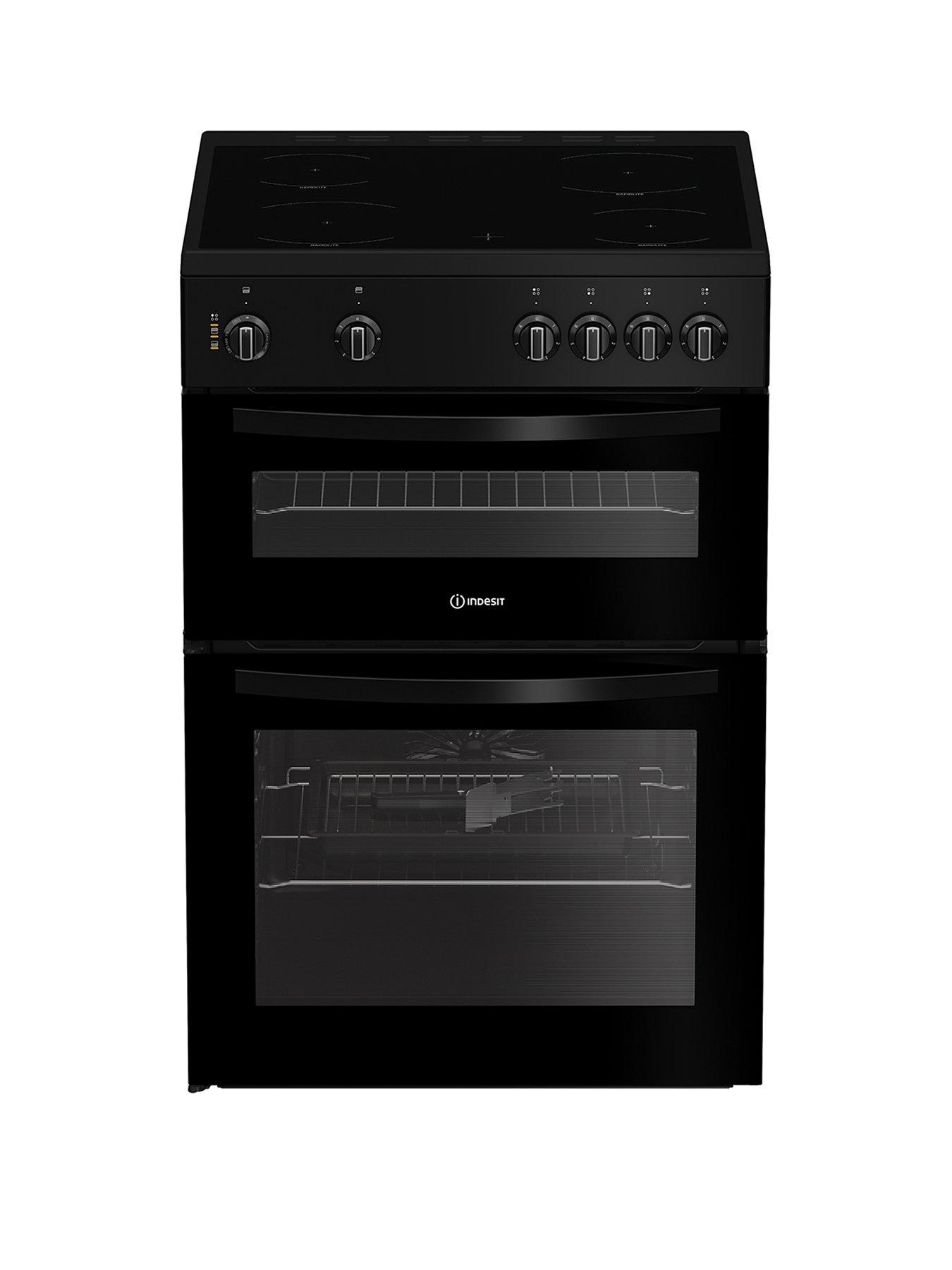 Image 1 of 5 of Indesit ITE6VMB - Cooking - Electric Cooker - Black
