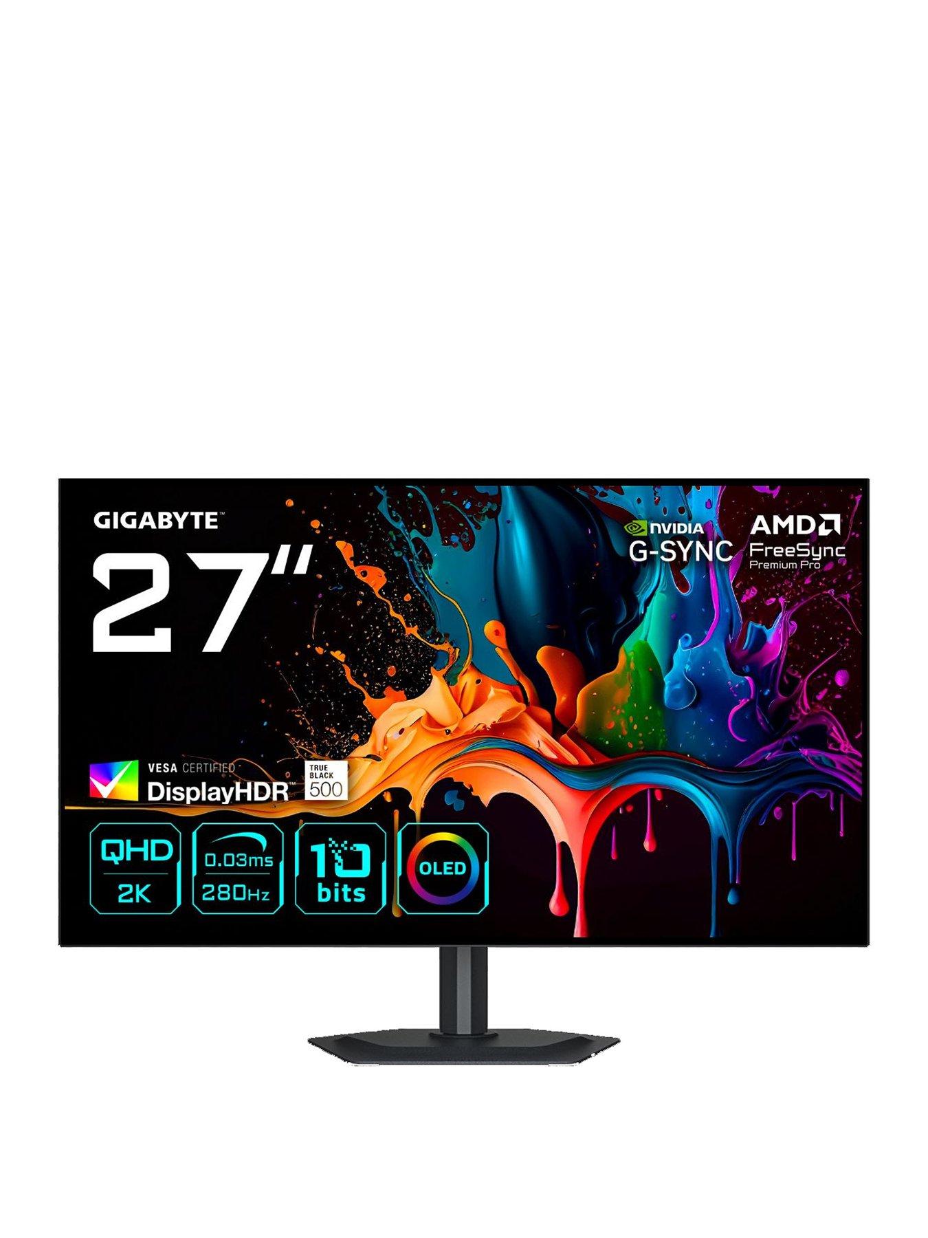 GIGABYTE MO27Q28G Gaming Monitor - 27in OLED QHD, 280Hz | Very