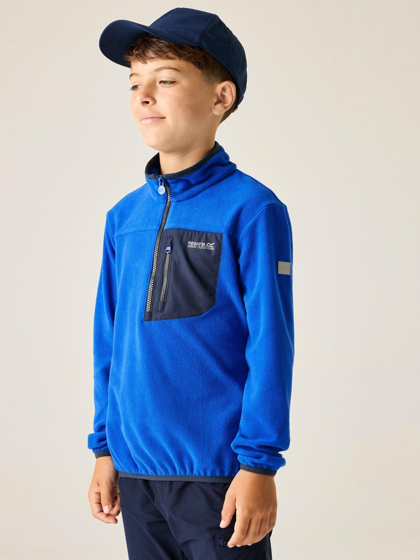 Regatta Boys Frankie 1/2 Zip Fleece - Blue