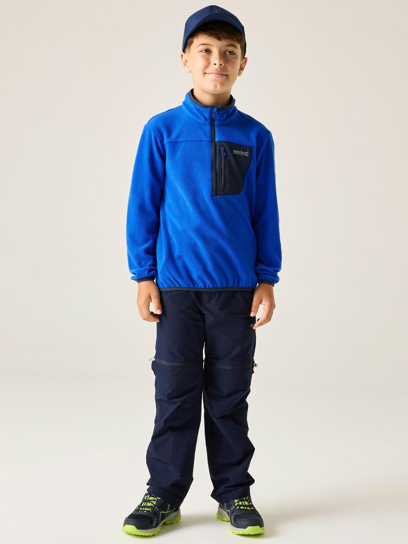 Image 3 of 5 of Regatta Boys Frankie 1/2 Zip Fleece - Blue