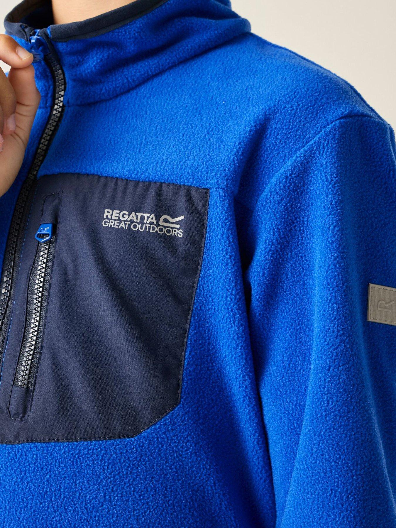 Image 4 of 5 of Regatta Boys Frankie 1/2 Zip Fleece - Blue