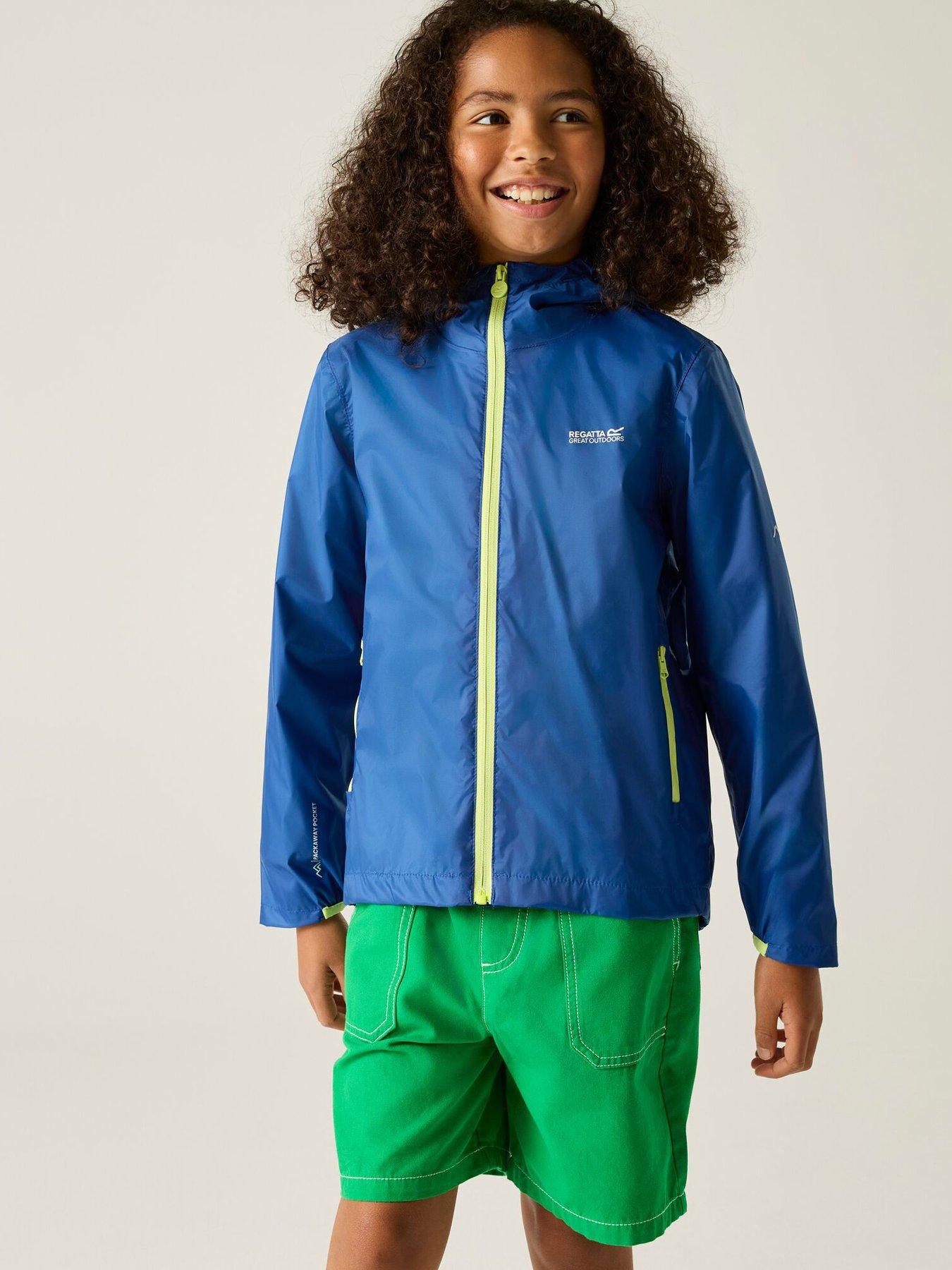 Regatta Boys Lever Jacket, Blue, Size 13 Years