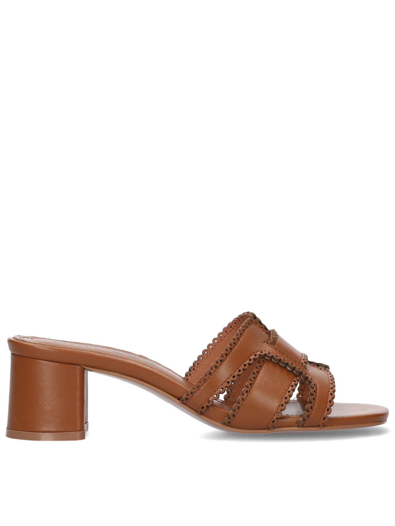 Image 1 of 4 of Bibi Lou Heeled Sandal - Brown