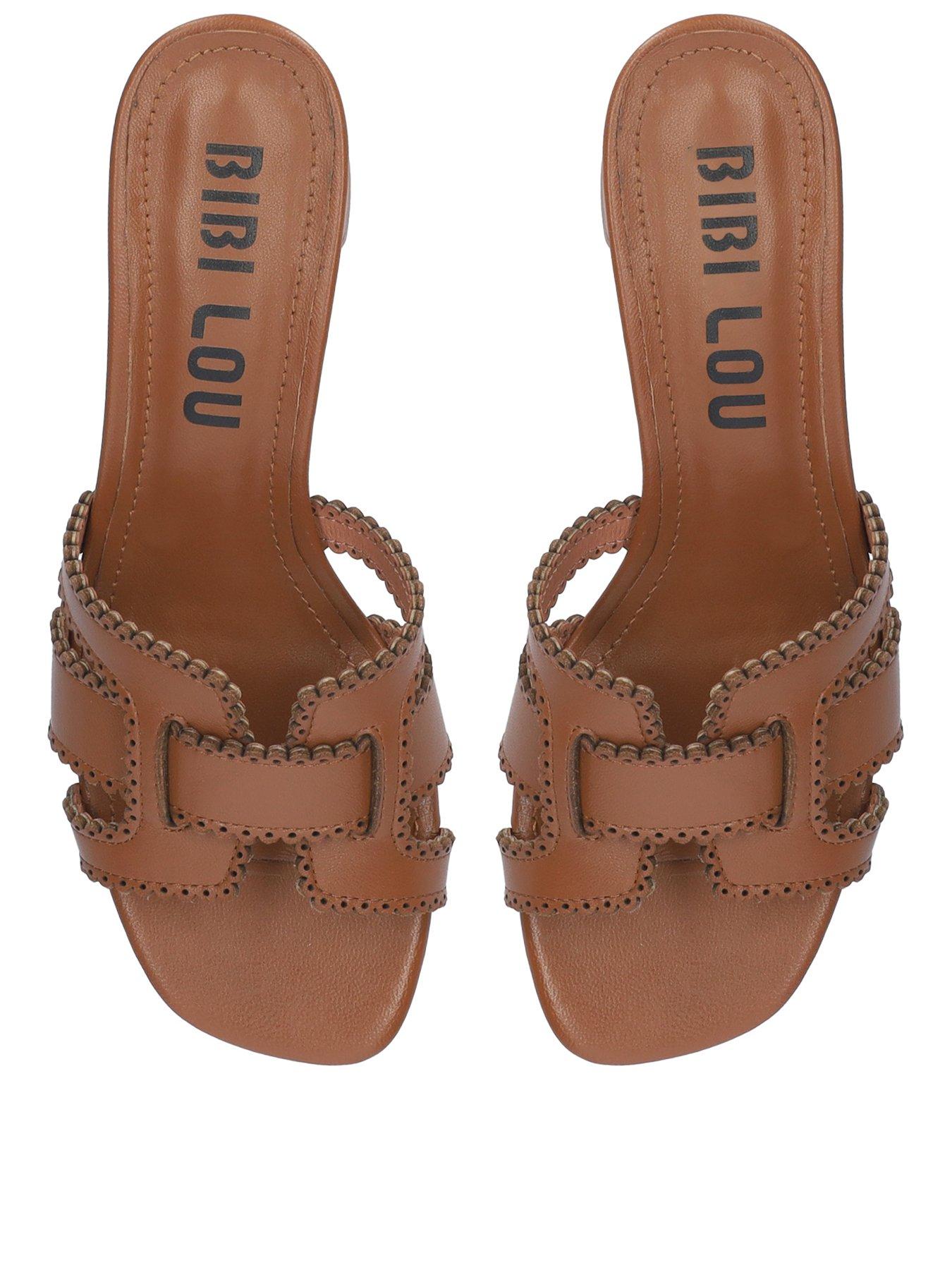 Image 3 of 4 of Bibi Lou Heeled Sandal - Brown