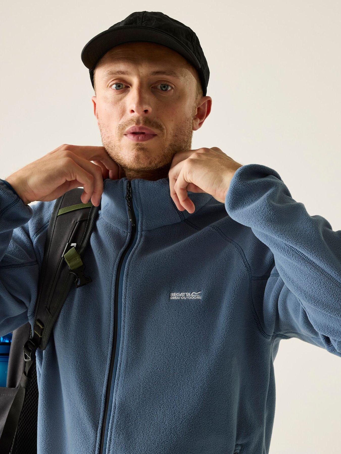 Regatta Mens Hadfield Fleece, Blue, Size M, Men