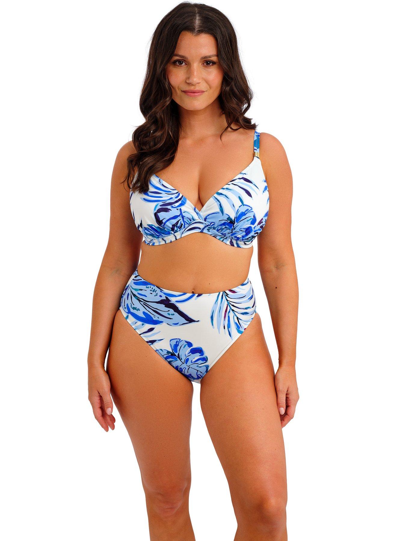 Fantasie Kefalonia High Waist Bikini Brief - Tranquil Blue