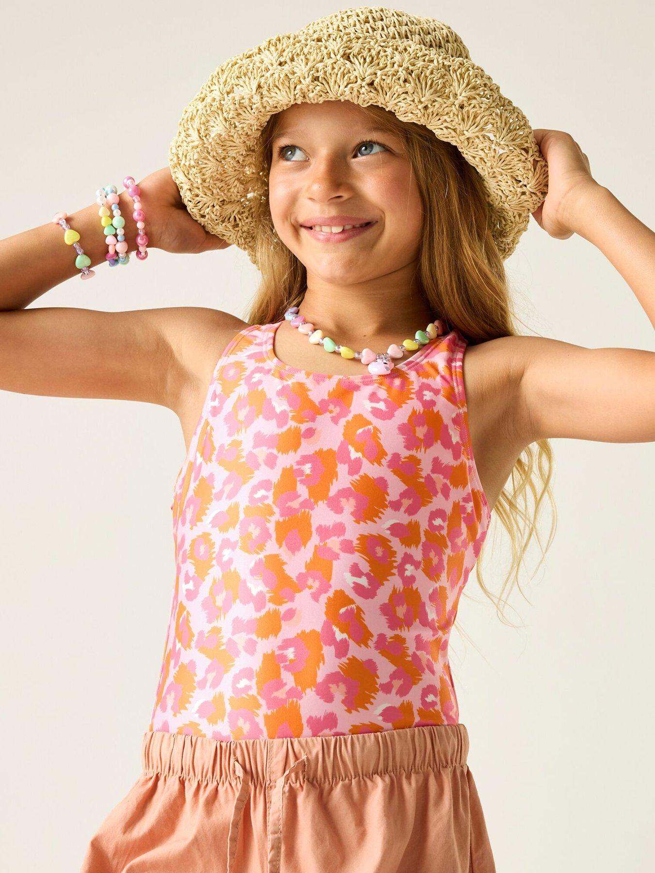 Regatta Girls Katrisse Swimsuit - Orange