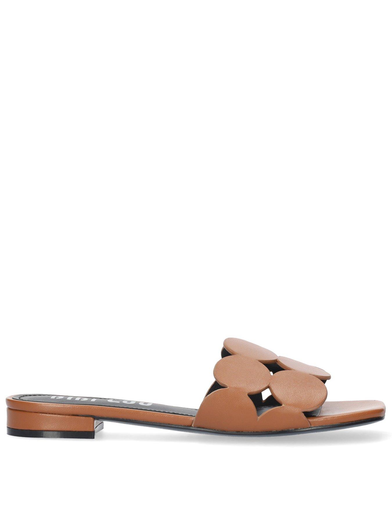 Image 1 of 3 of Bibi Lou Onami Flat Sandals - Brown