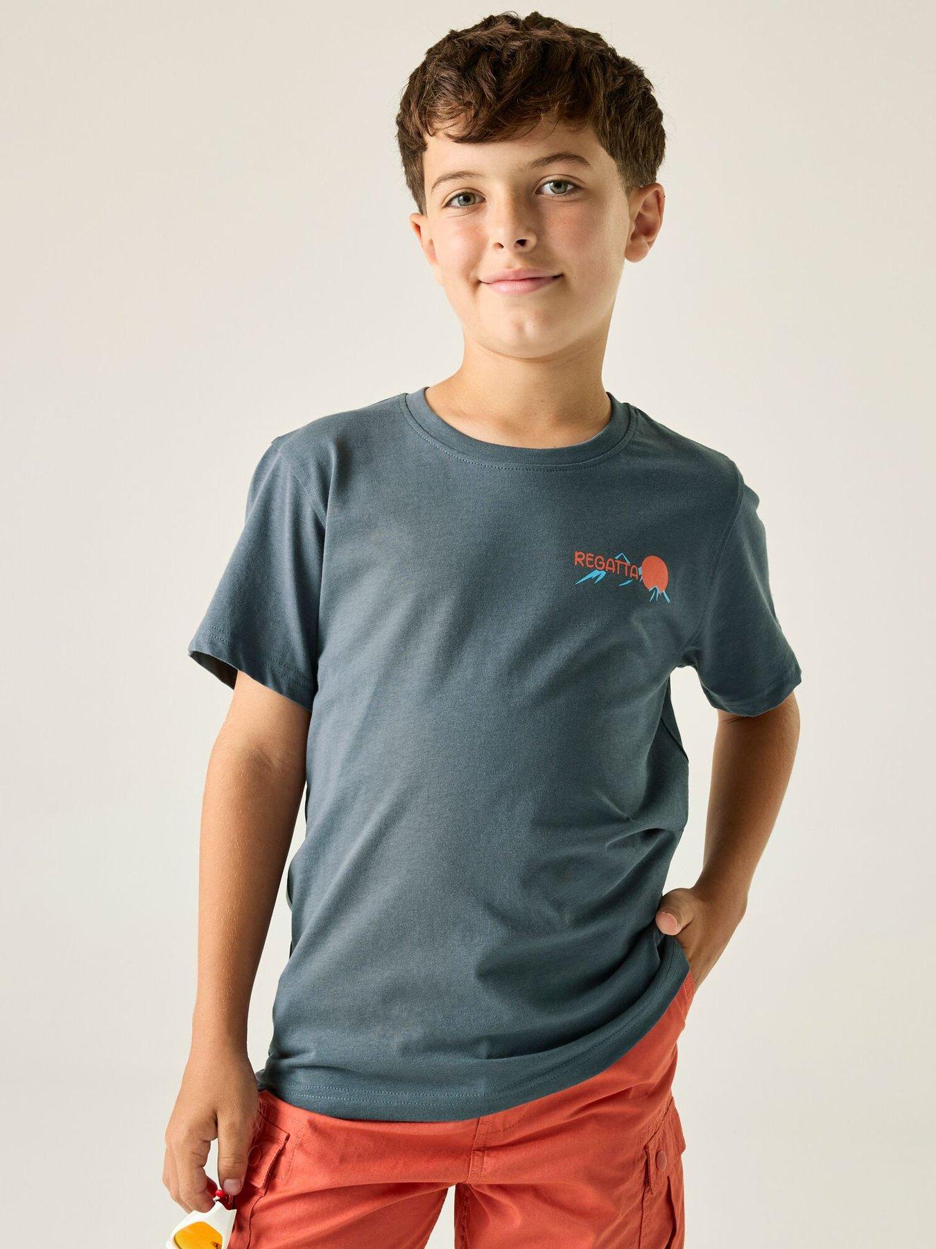 Regatta Boys Bosley T-Shirt - Grey